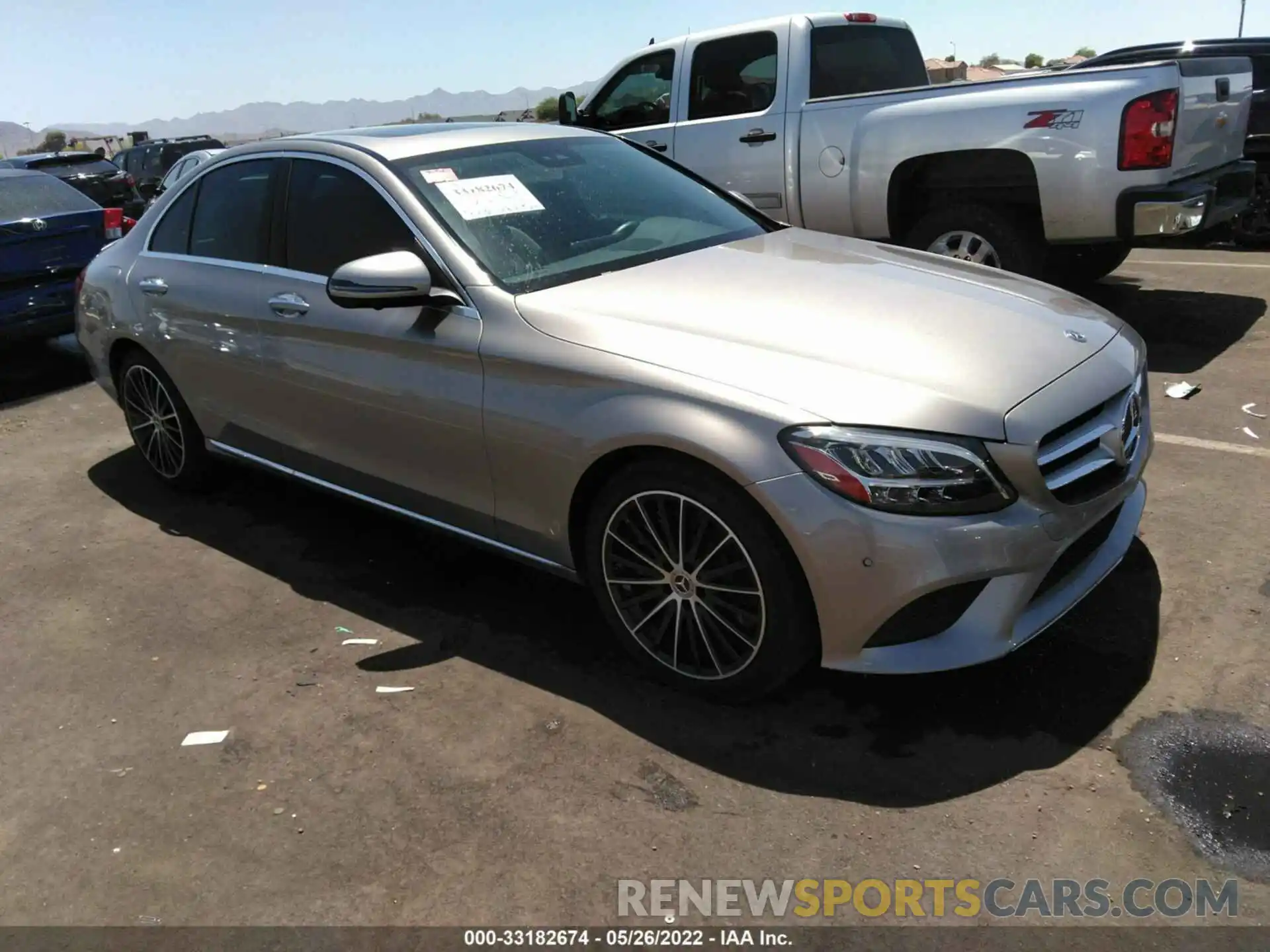 1 Photograph of a damaged car WDDWF8DB2LR558005 MERCEDES-BENZ C-CLASS 2020