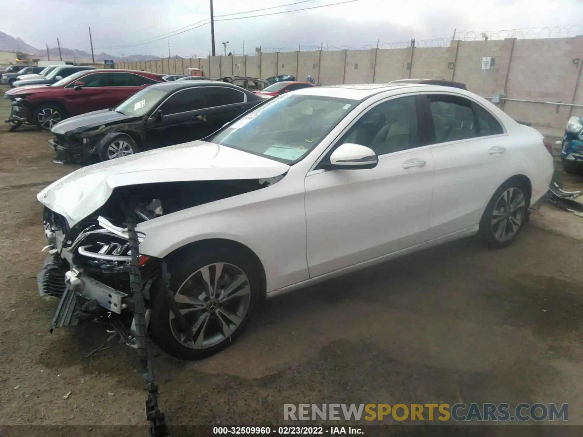 2 Photograph of a damaged car WDDWF8DB2LR560109 MERCEDES-BENZ C-CLASS 2020