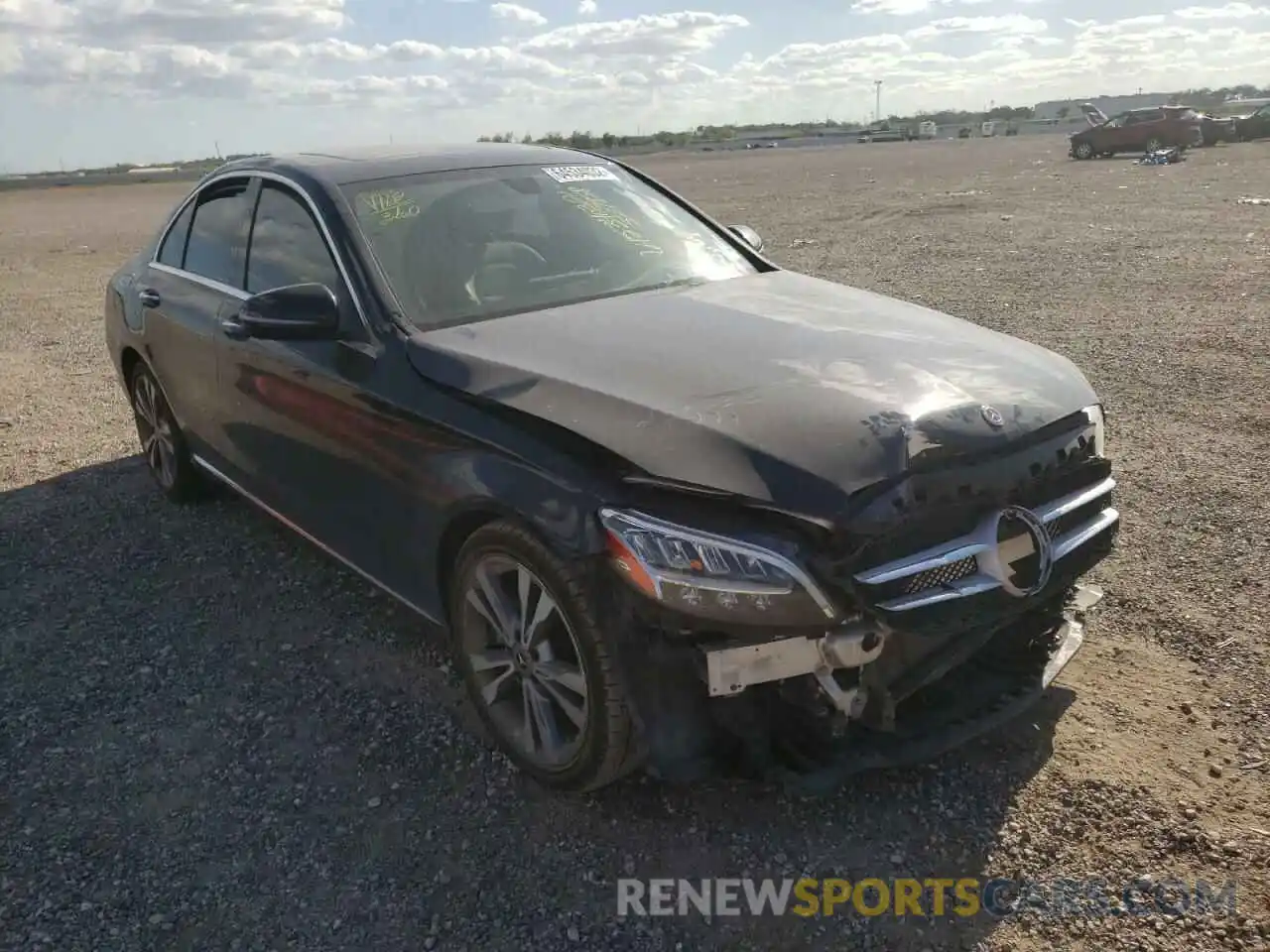 1 Photograph of a damaged car WDDWF8DB3LR527958 MERCEDES-BENZ C-CLASS 2020