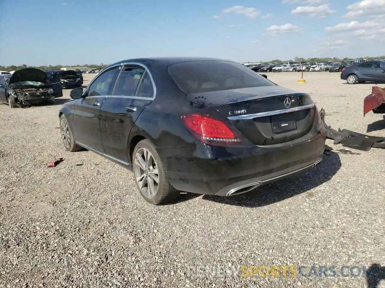 3 Photograph of a damaged car WDDWF8DB3LR527958 MERCEDES-BENZ C-CLASS 2020