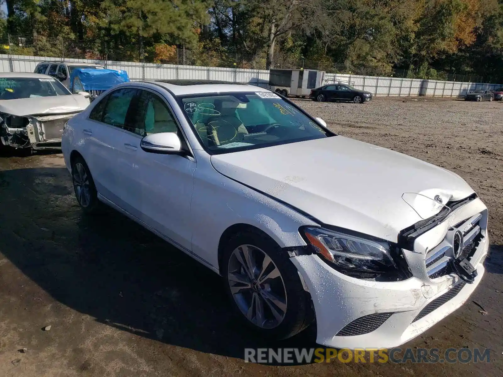 1 Photograph of a damaged car WDDWF8DB3LR534831 MERCEDES-BENZ C-CLASS 2020