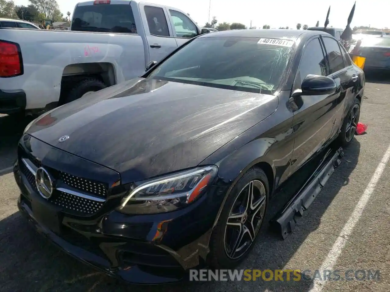 2 Photograph of a damaged car WDDWF8DB3LR540029 MERCEDES-BENZ C CLASS 2020