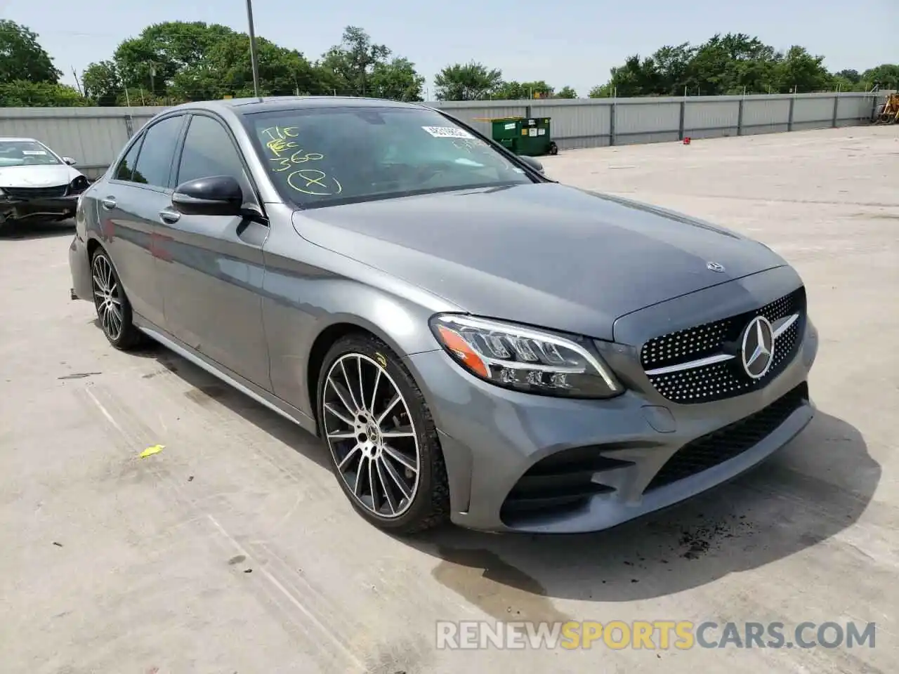 1 Photograph of a damaged car WDDWF8DB3LR545182 MERCEDES-BENZ C-CLASS 2020