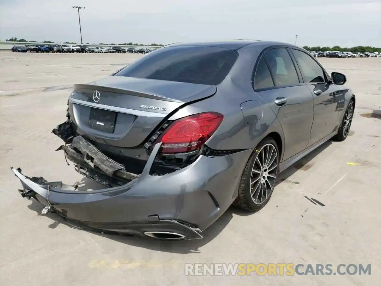 4 Photograph of a damaged car WDDWF8DB3LR545182 MERCEDES-BENZ C-CLASS 2020