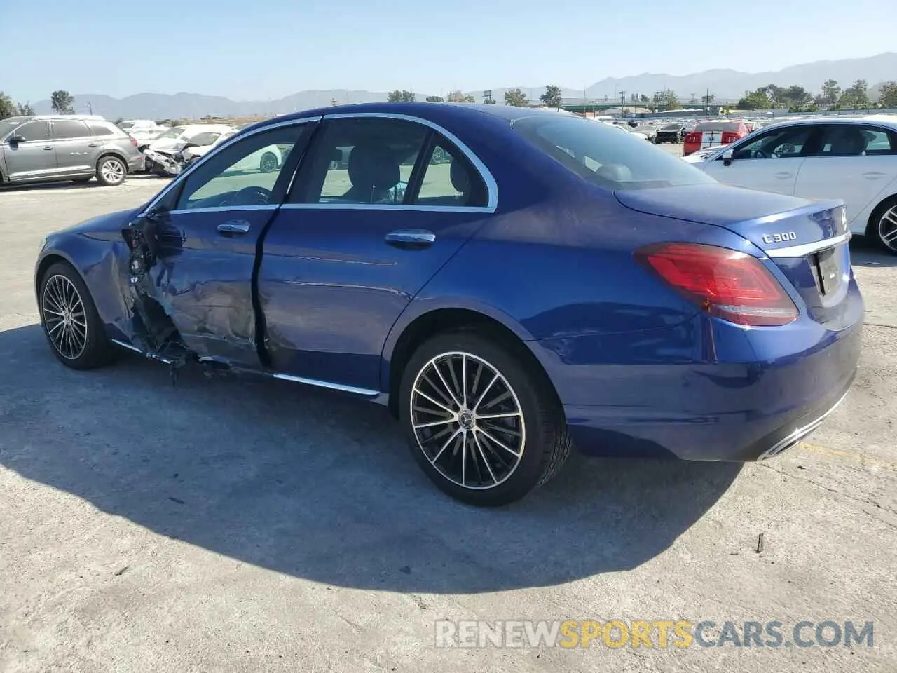 2 Photograph of a damaged car WDDWF8DB3LR561527 MERCEDES-BENZ C-CLASS 2020