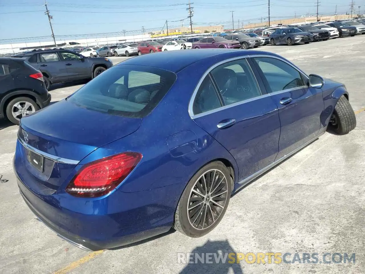 3 Photograph of a damaged car WDDWF8DB3LR561527 MERCEDES-BENZ C-CLASS 2020
