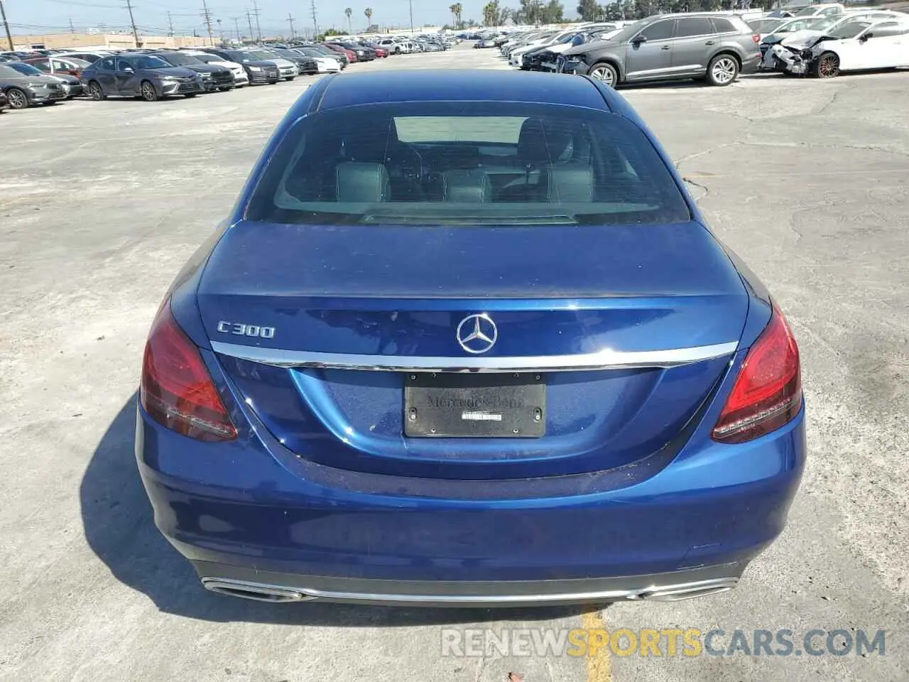 6 Photograph of a damaged car WDDWF8DB3LR561527 MERCEDES-BENZ C-CLASS 2020