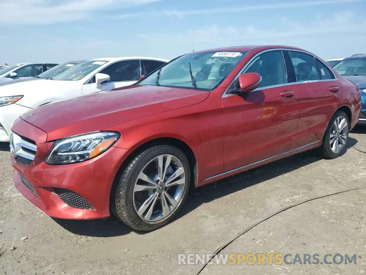 1 Photograph of a damaged car WDDWF8DB4LR543134 MERCEDES-BENZ C-CLASS 2020