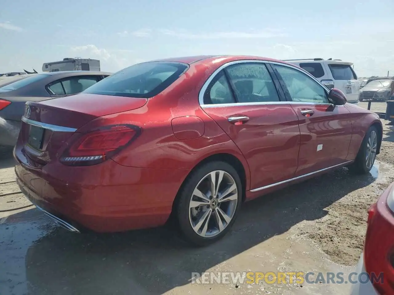 3 Photograph of a damaged car WDDWF8DB4LR543134 MERCEDES-BENZ C-CLASS 2020