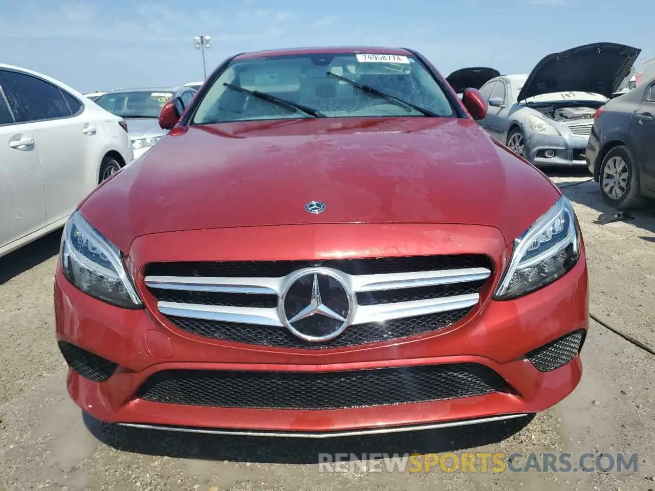 5 Photograph of a damaged car WDDWF8DB4LR543134 MERCEDES-BENZ C-CLASS 2020