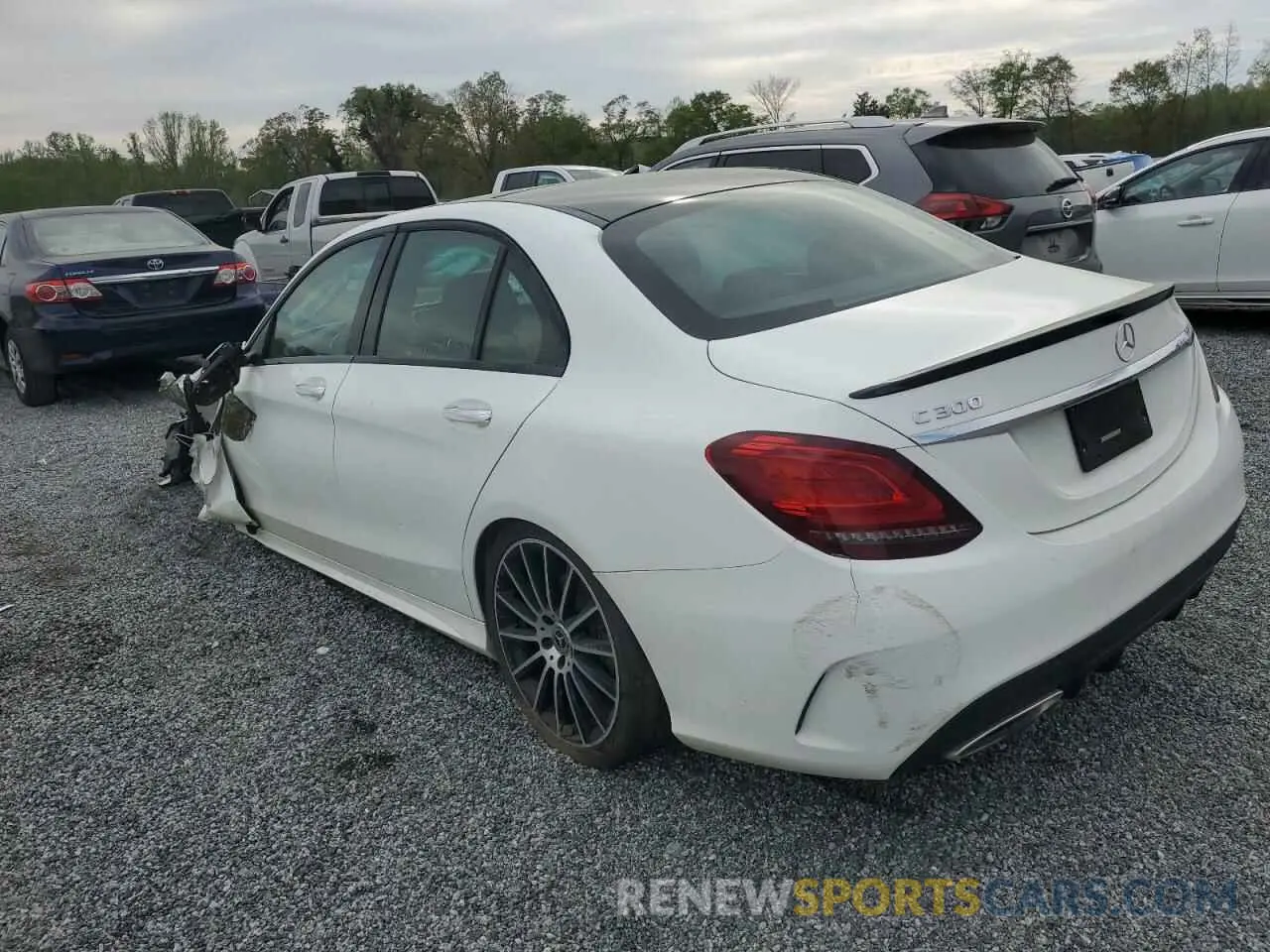 2 Photograph of a damaged car WDDWF8DB4LR558023 MERCEDES-BENZ C-CLASS 2020