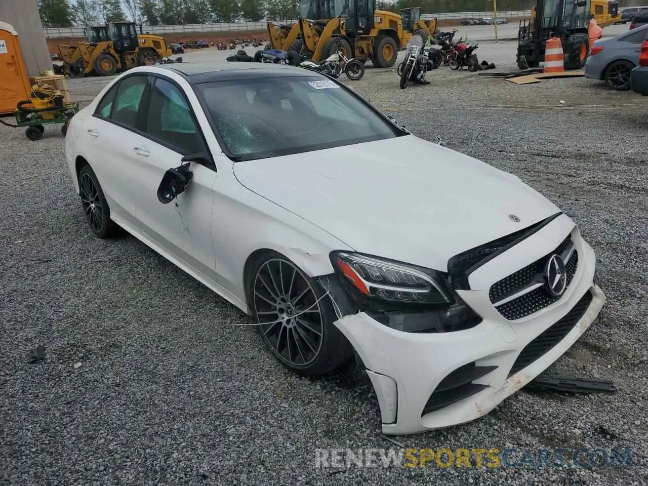 4 Photograph of a damaged car WDDWF8DB4LR558023 MERCEDES-BENZ C-CLASS 2020