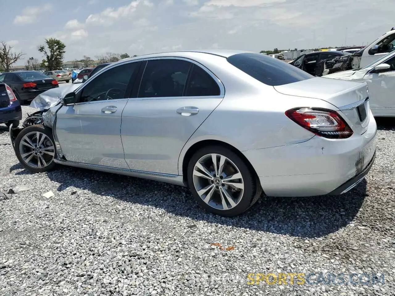 2 Photograph of a damaged car WDDWF8DB5LR528626 MERCEDES-BENZ C-CLASS 2020
