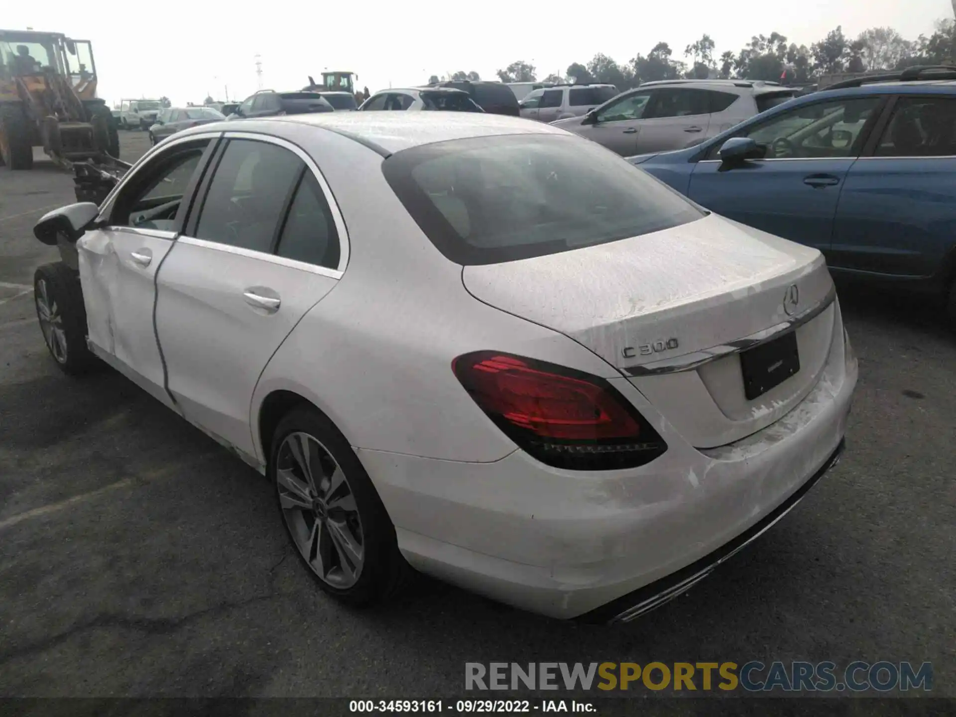 3 Photograph of a damaged car WDDWF8DB5LR539058 MERCEDES-BENZ C-CLASS 2020