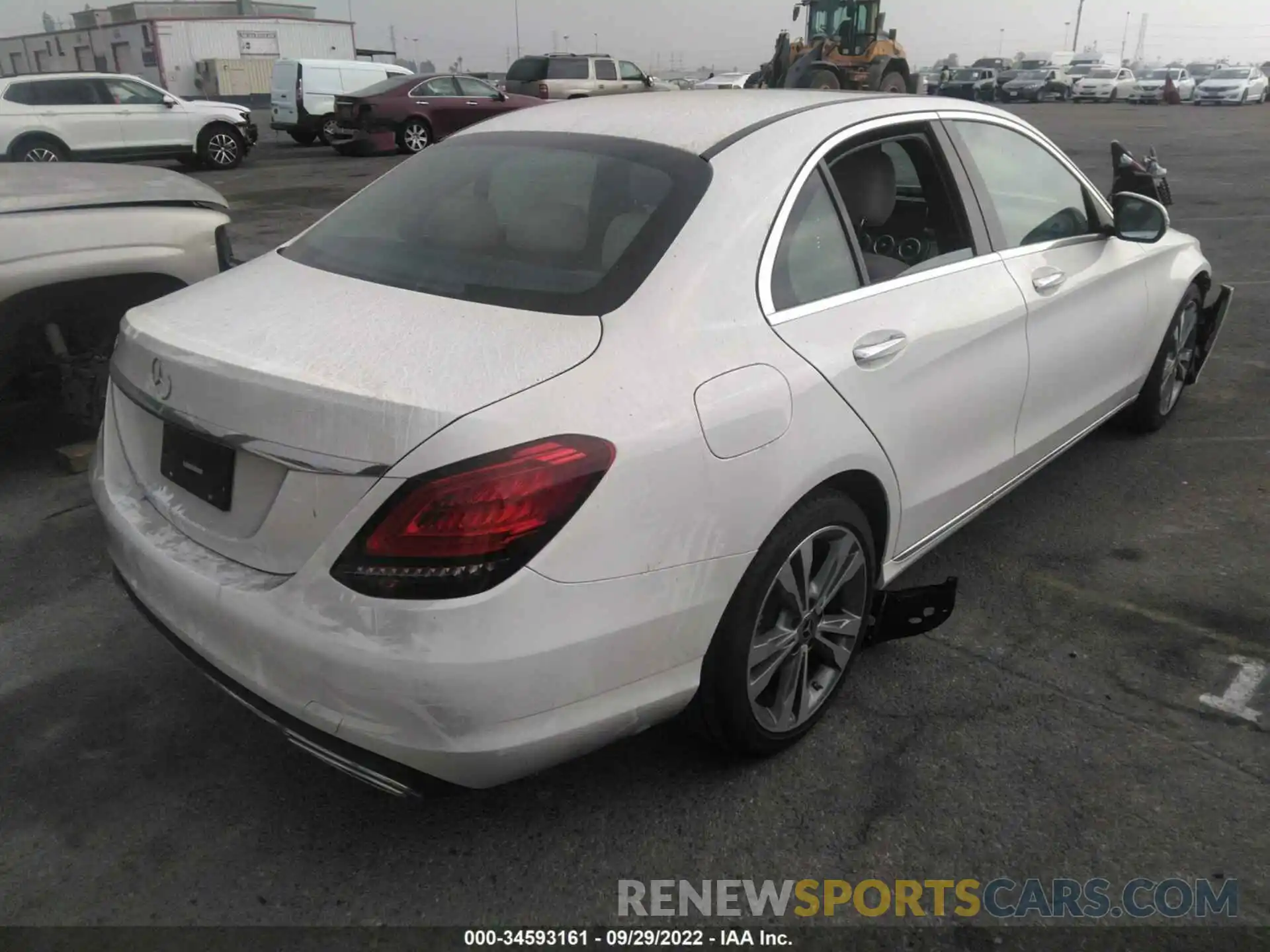 4 Photograph of a damaged car WDDWF8DB5LR539058 MERCEDES-BENZ C-CLASS 2020