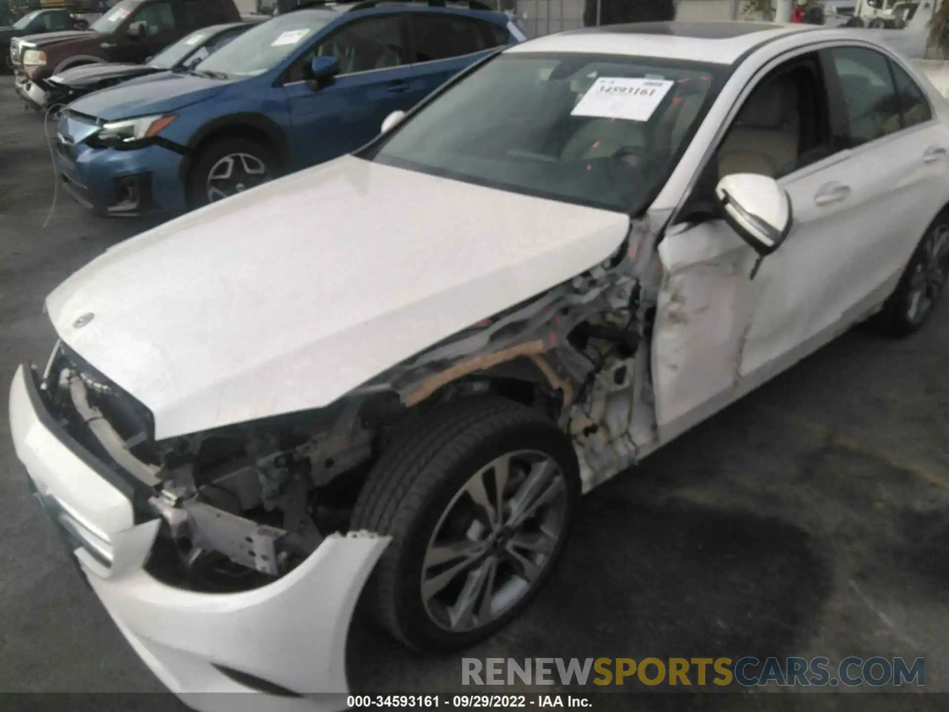 6 Photograph of a damaged car WDDWF8DB5LR539058 MERCEDES-BENZ C-CLASS 2020