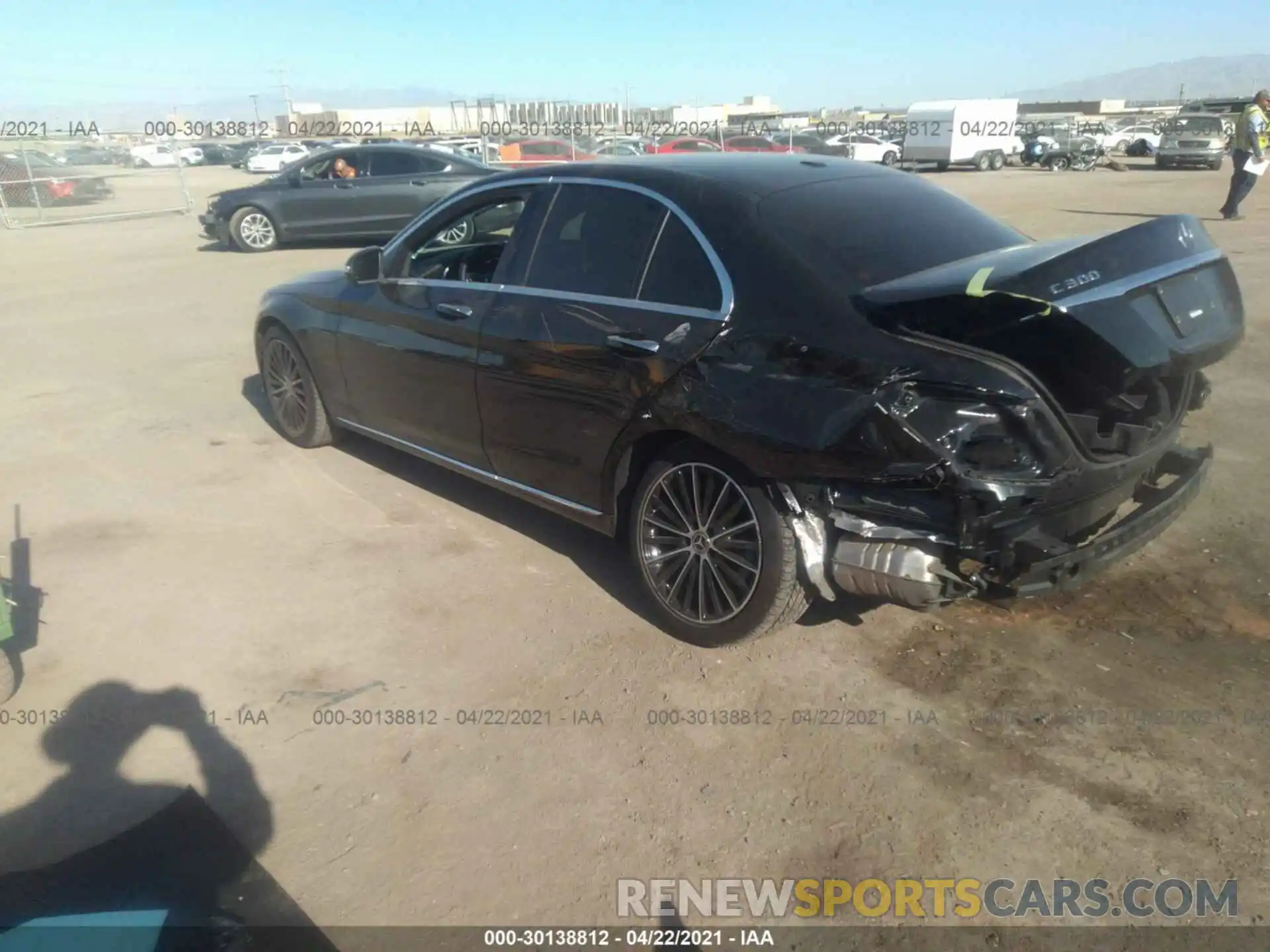 3 Photograph of a damaged car WDDWF8DB5LR540548 MERCEDES-BENZ C-CLASS 2020