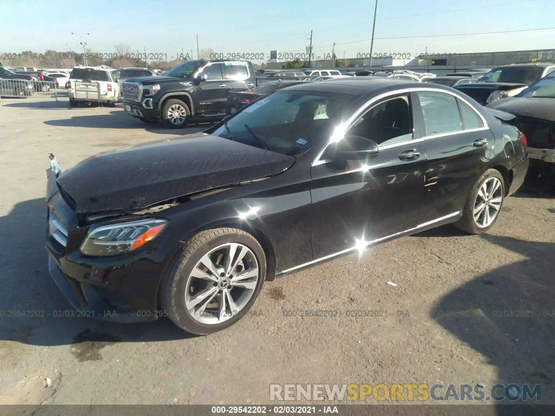 2 Photograph of a damaged car WDDWF8DB5LR543028 MERCEDES-BENZ C-CLASS 2020