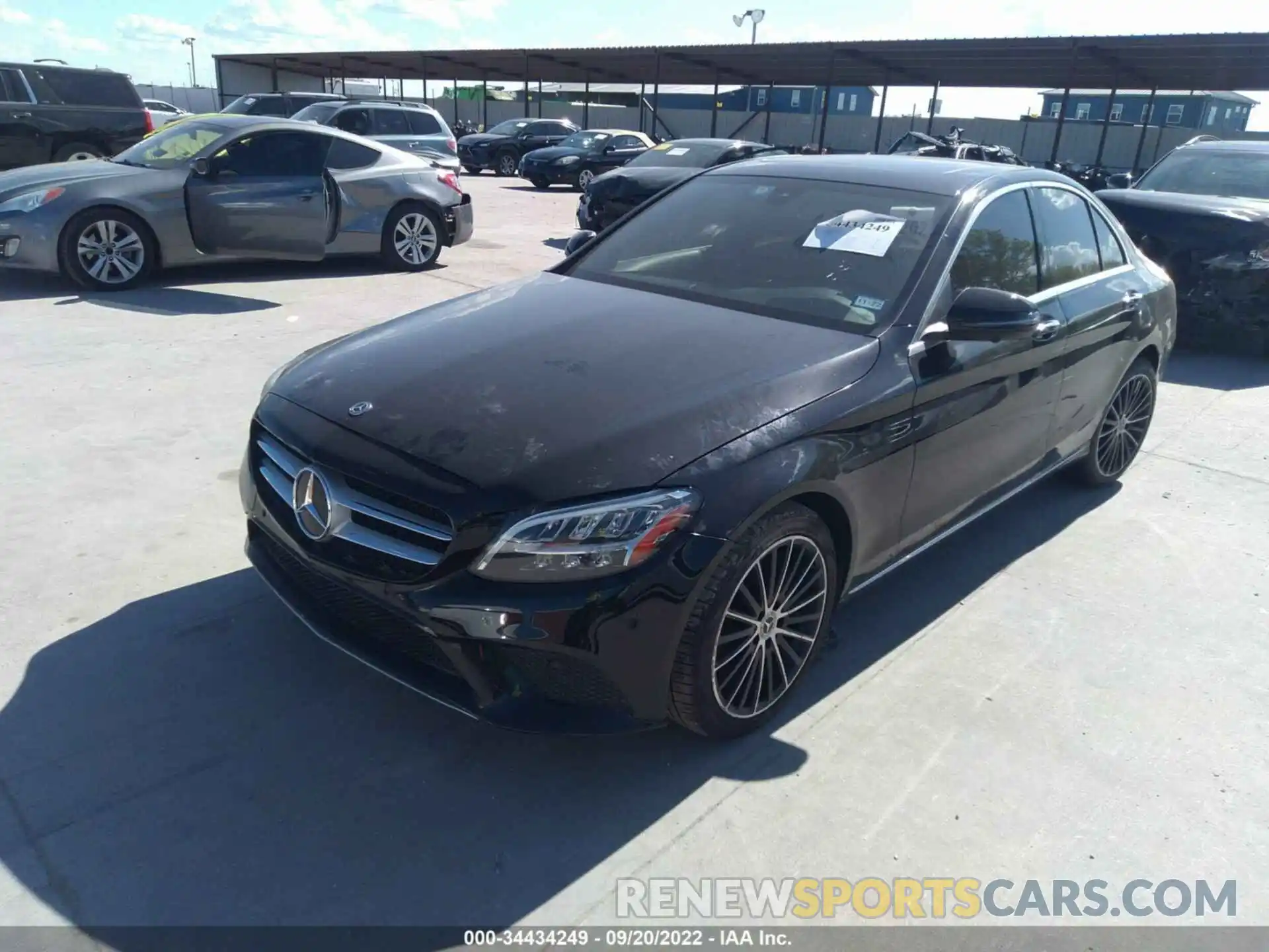 2 Photograph of a damaged car WDDWF8DB5LR551159 MERCEDES-BENZ C-CLASS 2020