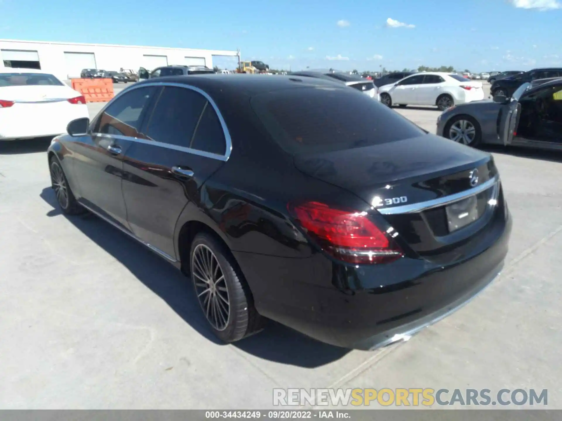 3 Photograph of a damaged car WDDWF8DB5LR551159 MERCEDES-BENZ C-CLASS 2020