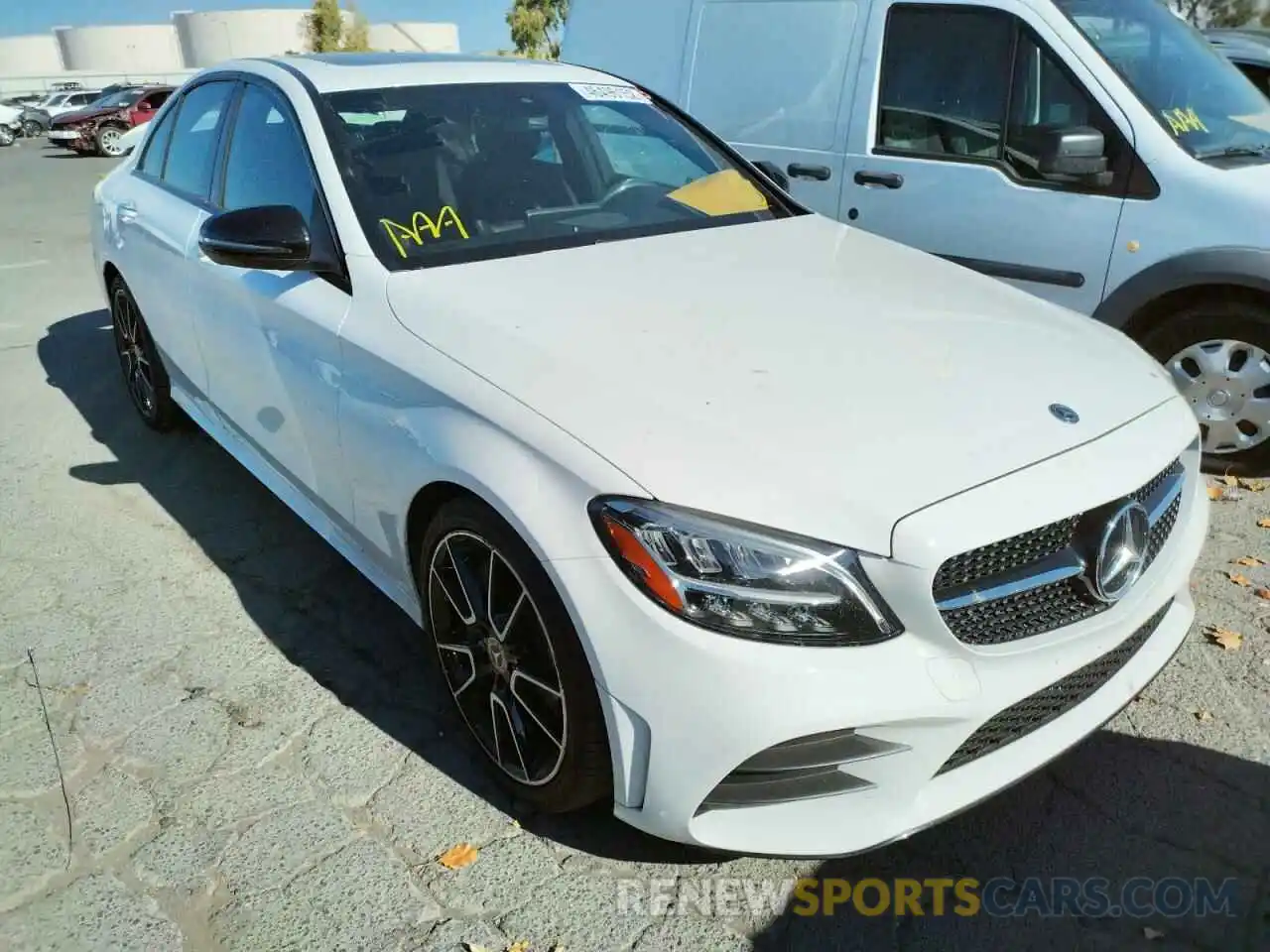 1 Photograph of a damaged car WDDWF8DB6LR551820 MERCEDES-BENZ C-CLASS 2020