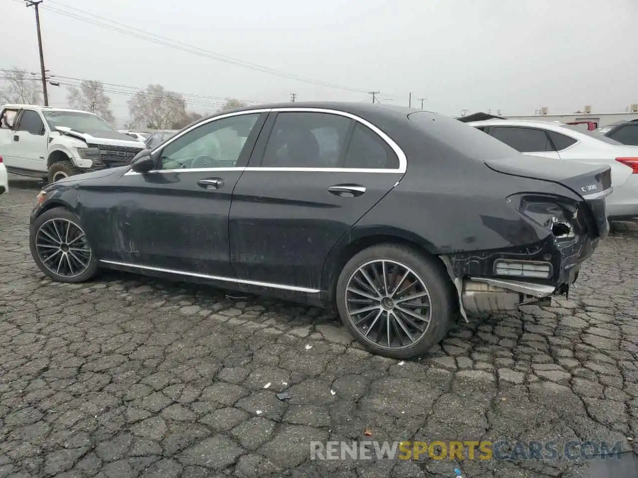 2 Photograph of a damaged car WDDWF8DB6LR557441 MERCEDES-BENZ C-CLASS 2020