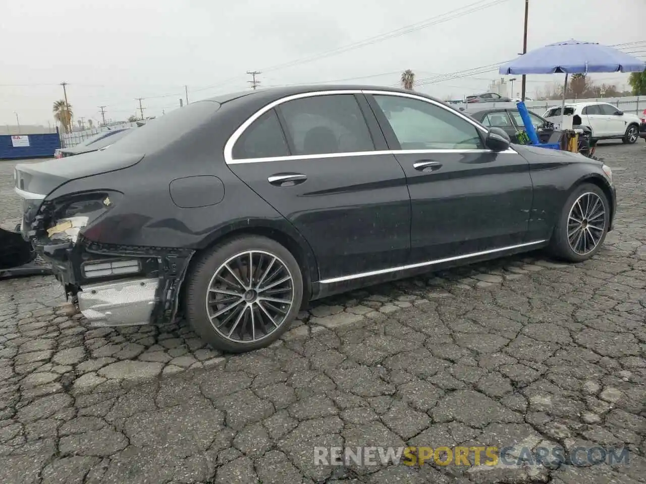 3 Photograph of a damaged car WDDWF8DB6LR557441 MERCEDES-BENZ C-CLASS 2020