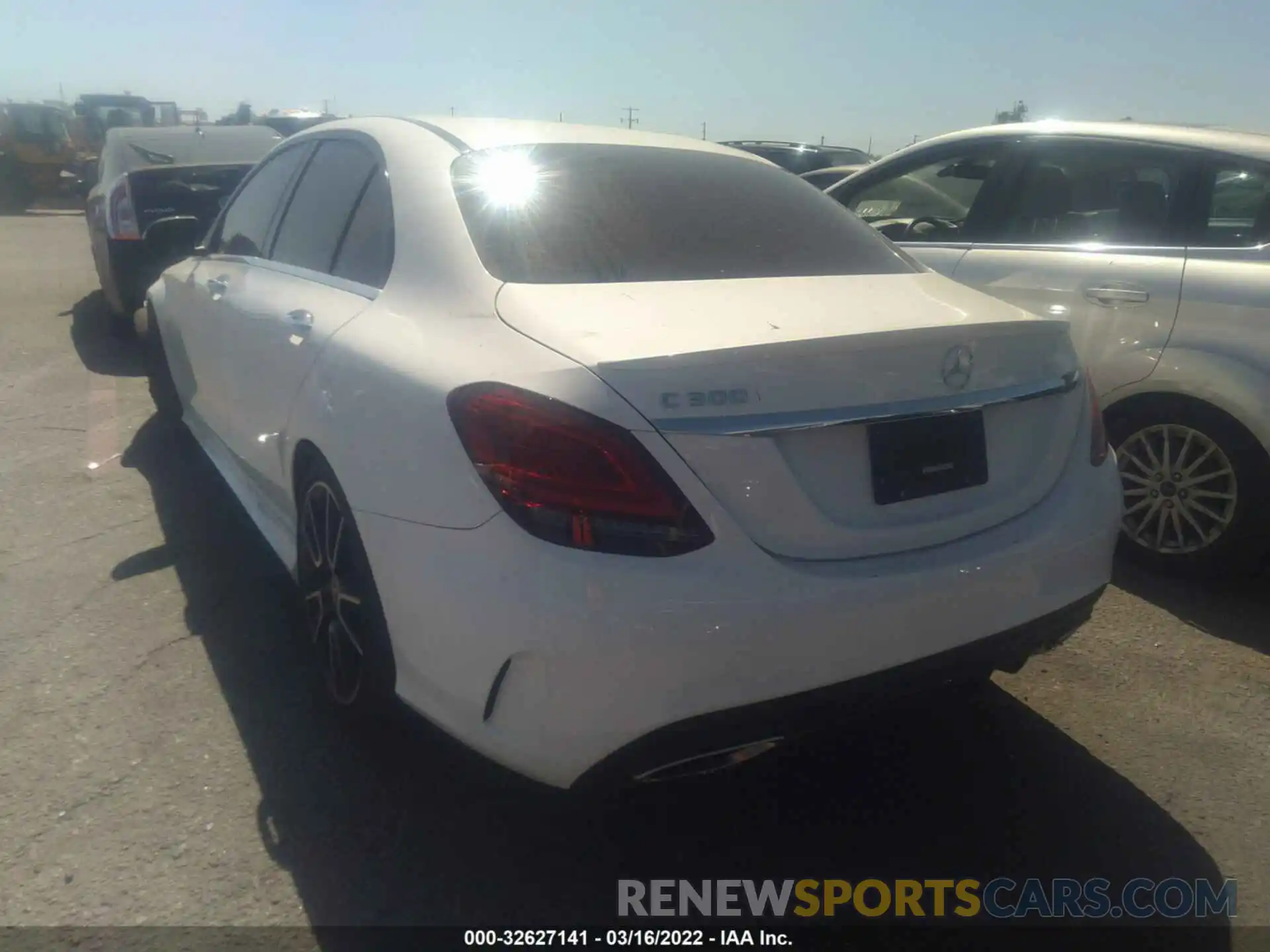 3 Photograph of a damaged car WDDWF8DB7LR549901 MERCEDES-BENZ C-CLASS 2020