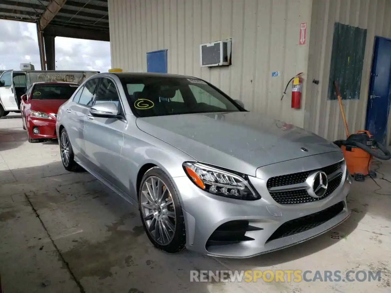 1 Photograph of a damaged car WDDWF8DB7LR555293 MERCEDES-BENZ C-CLASS 2020