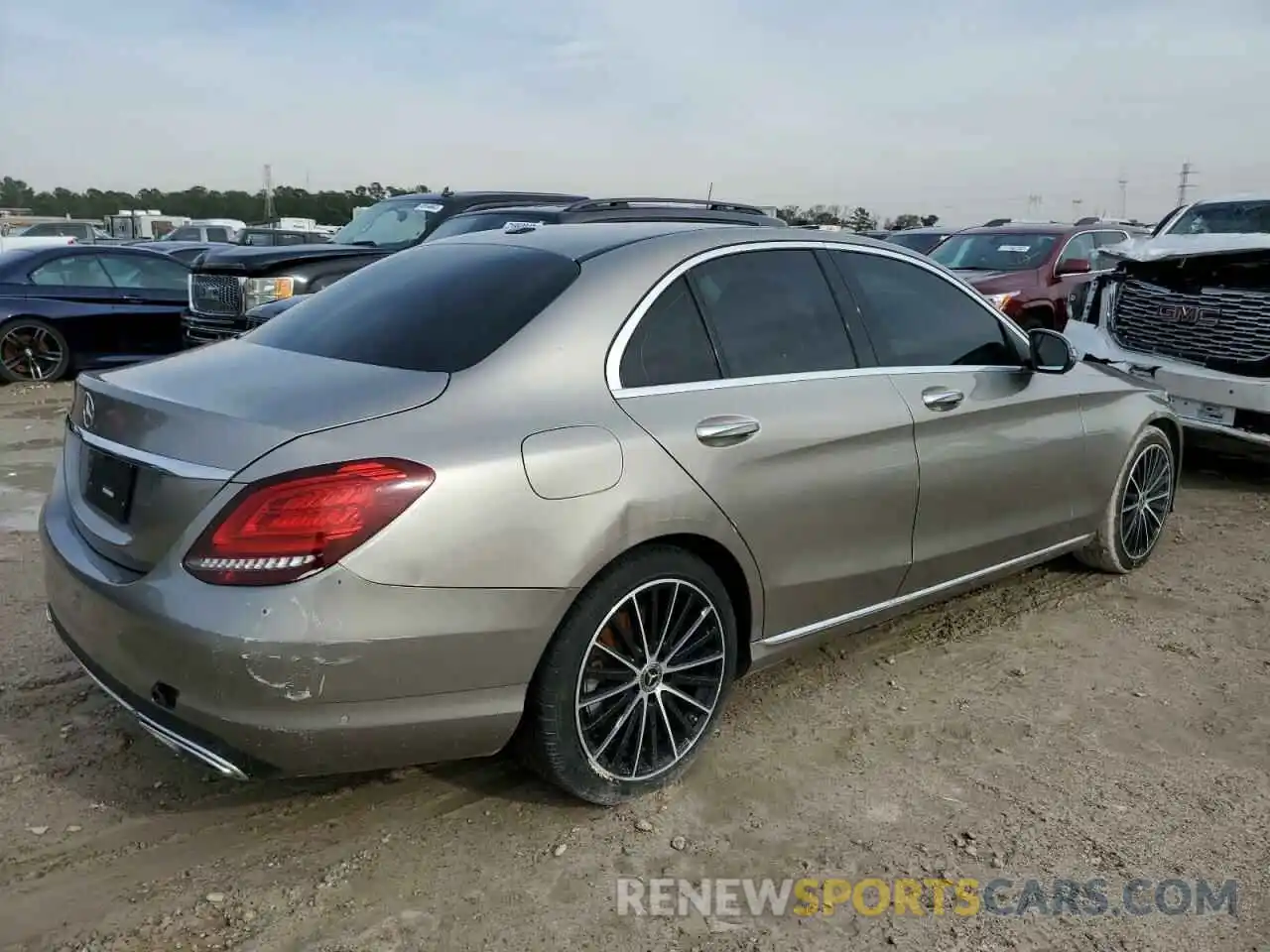 3 Photograph of a damaged car WDDWF8DB9LR534669 MERCEDES-BENZ C-CLASS 2020