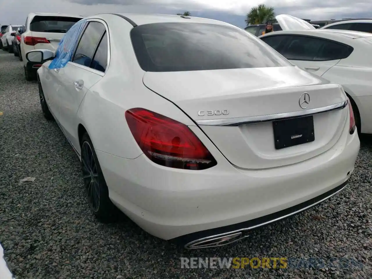 3 Photograph of a damaged car WDDWF8DB9LR561502 MERCEDES-BENZ C-CLASS 2020