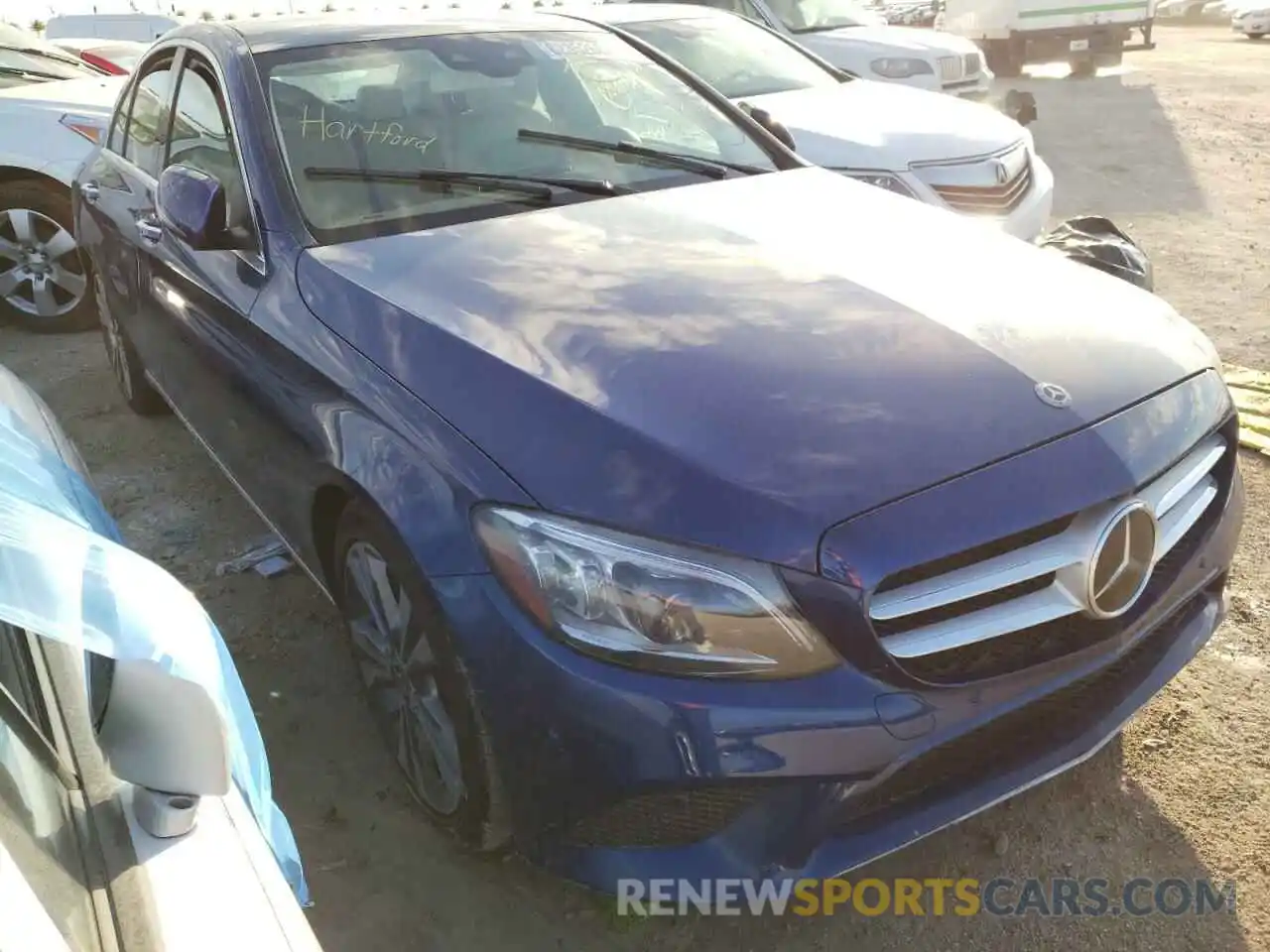 1 Photograph of a damaged car WDDWF8DBXLR526516 MERCEDES-BENZ C-CLASS 2020