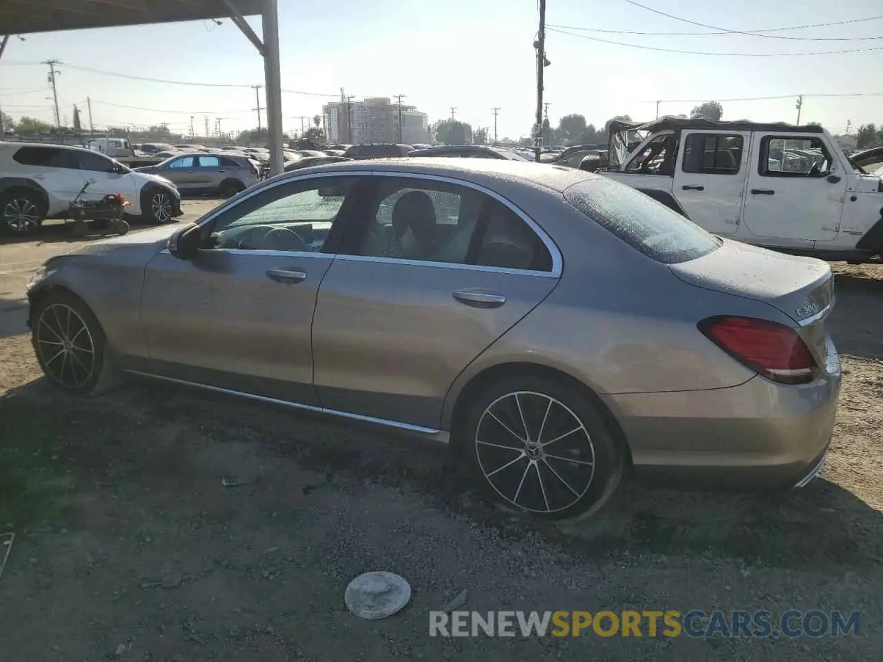 2 Photograph of a damaged car WDDWF8DBXLR539699 MERCEDES-BENZ C-CLASS 2020