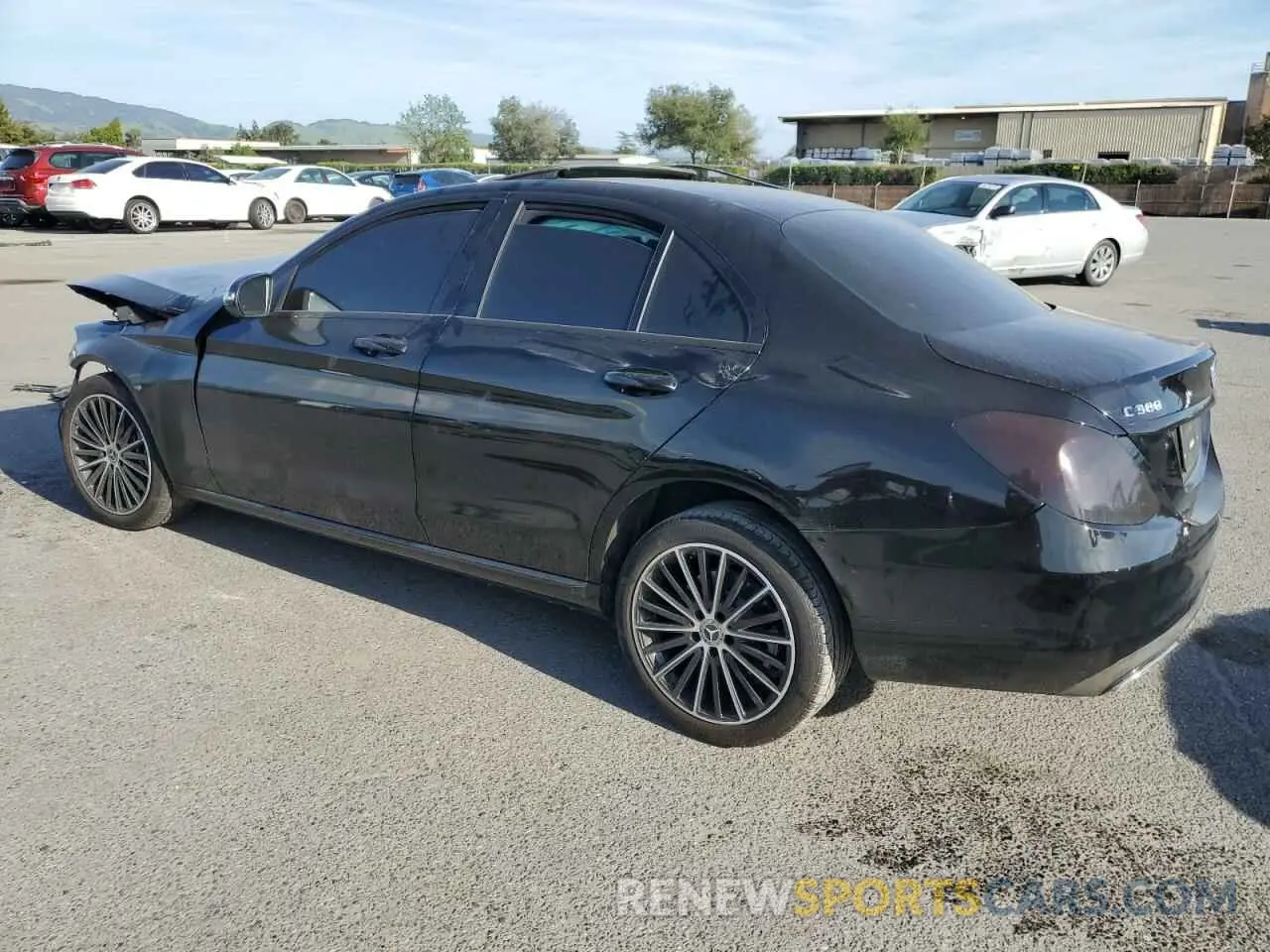 2 Photograph of a damaged car WDDWF8EB0LR540472 MERCEDES-BENZ C-CLASS 2020