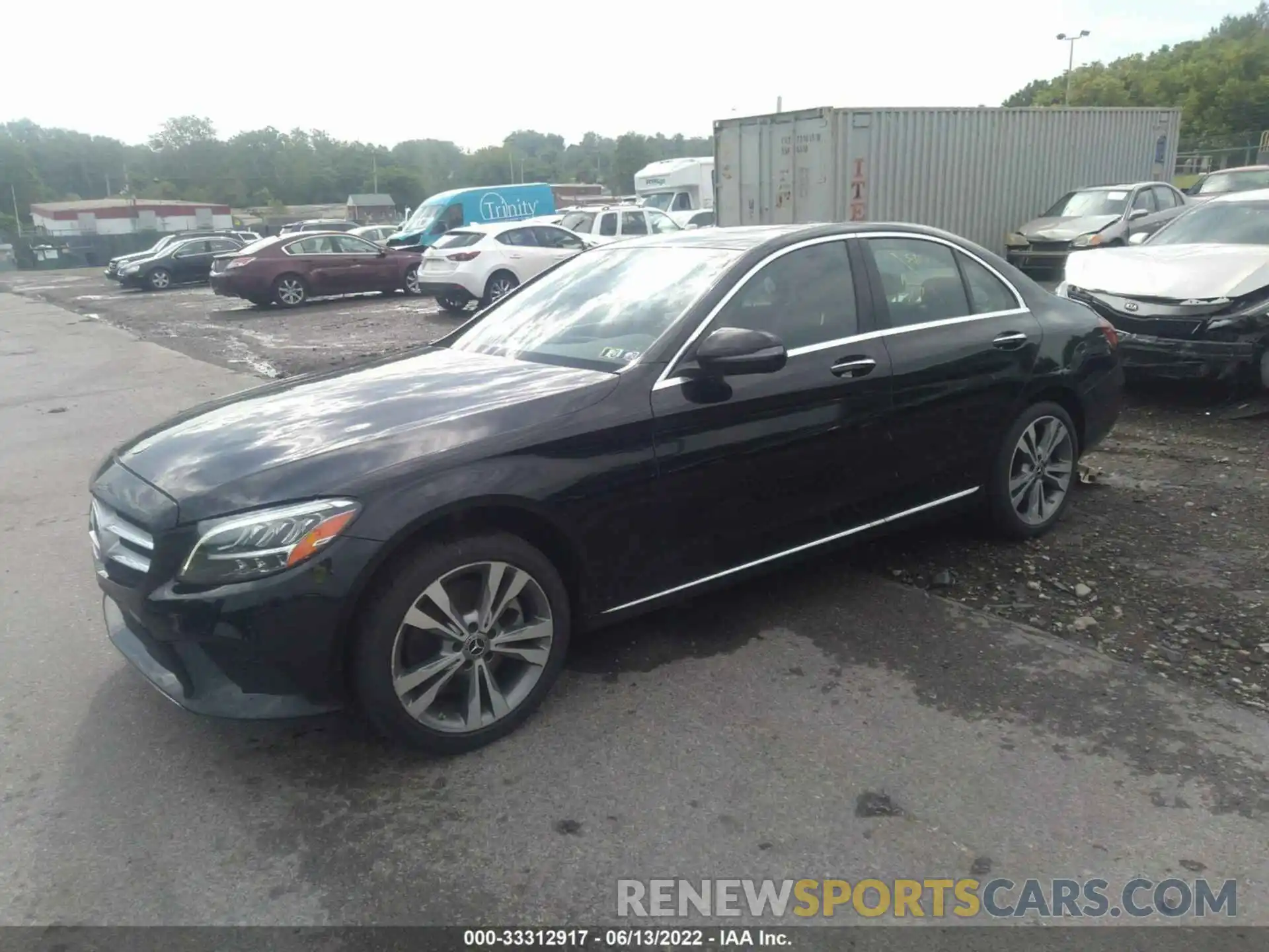 2 Photograph of a damaged car WDDWF8EB0LR564545 MERCEDES-BENZ C-CLASS 2020