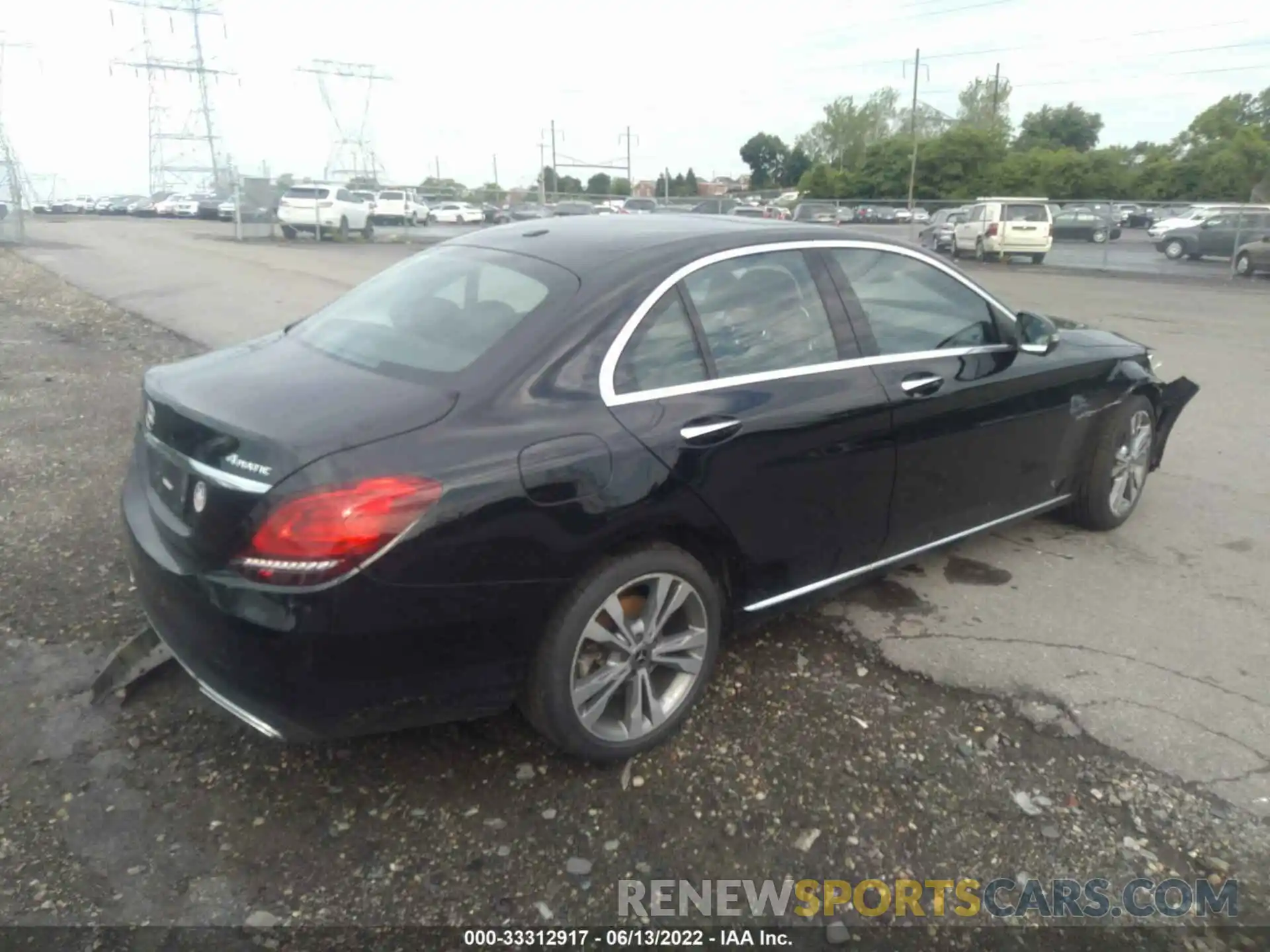 4 Photograph of a damaged car WDDWF8EB0LR564545 MERCEDES-BENZ C-CLASS 2020