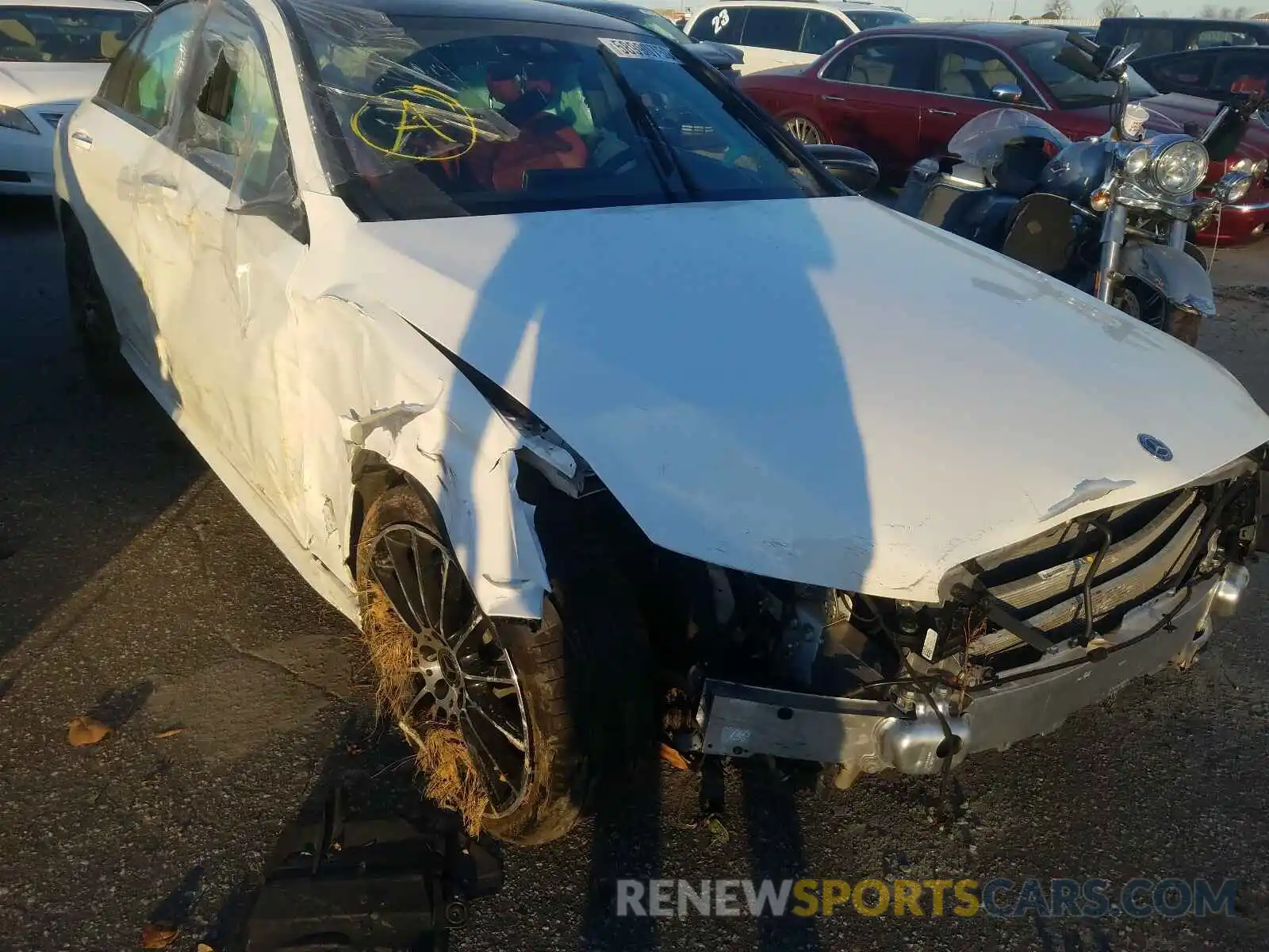 9 Photograph of a damaged car WDDWF8EB1LR550234 MERCEDES-BENZ C CLASS 2020