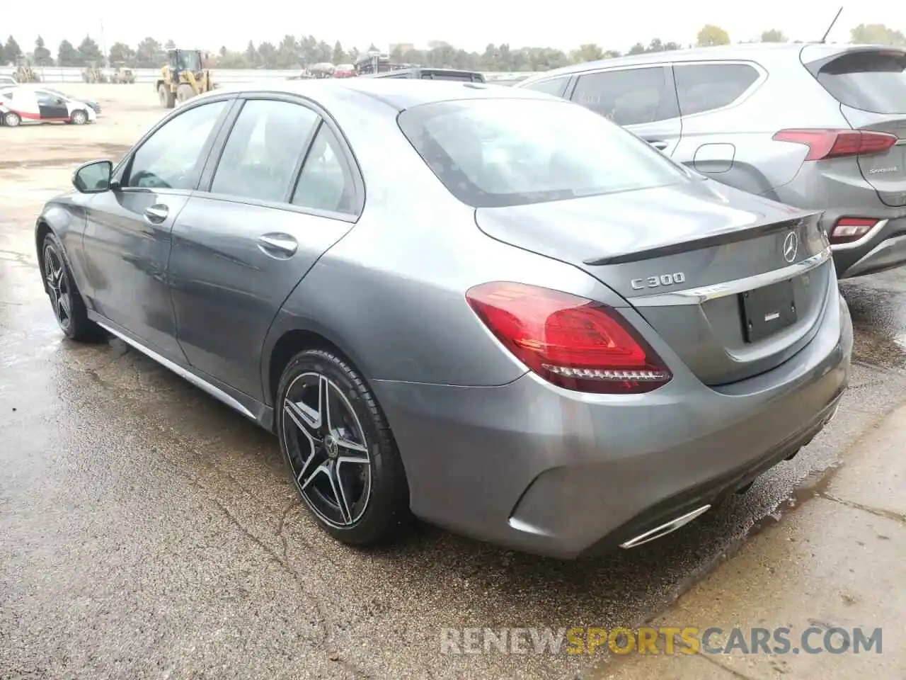 3 Photograph of a damaged car WDDWF8EB1LR563582 MERCEDES-BENZ C-CLASS 2020