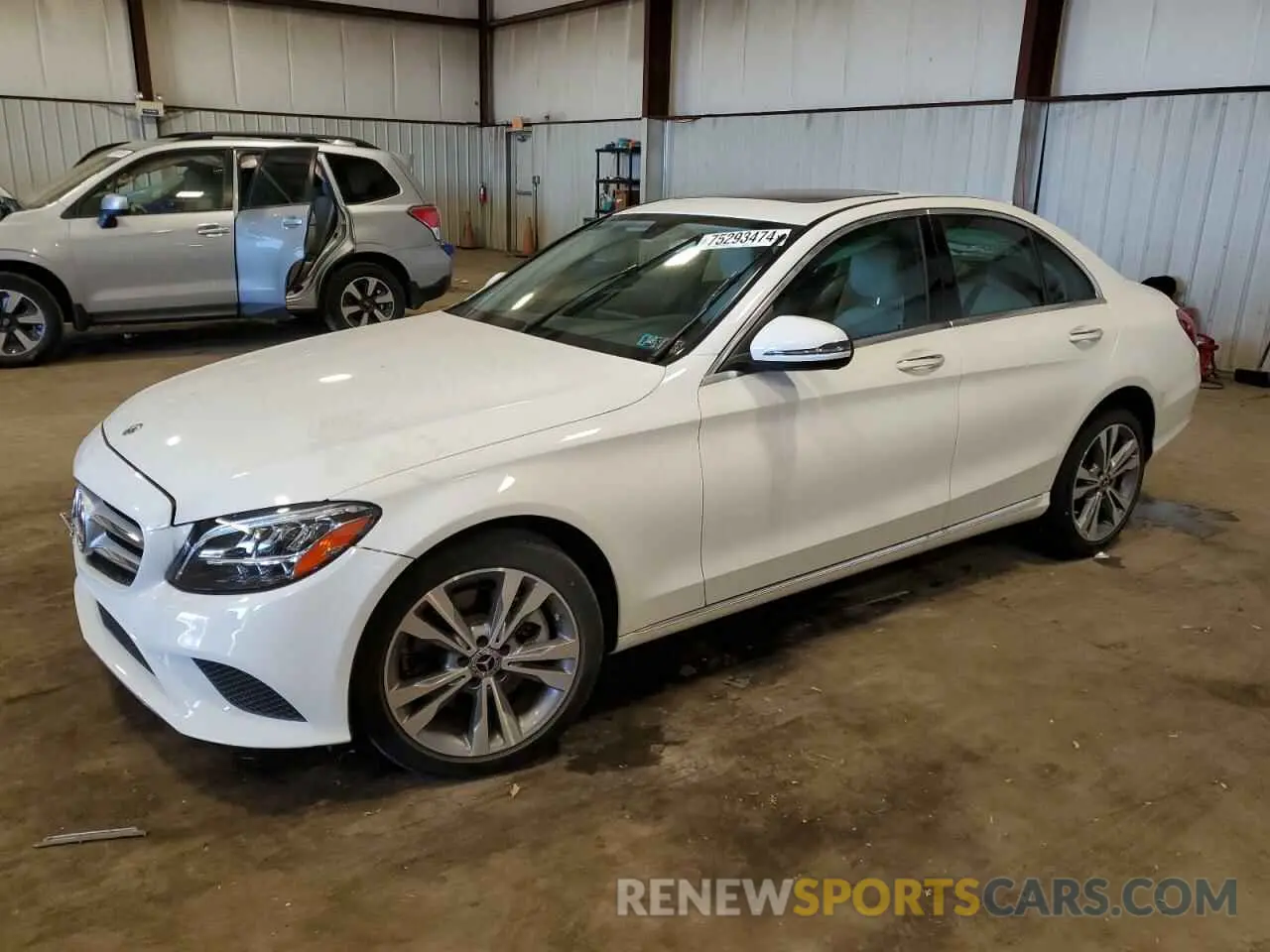 1 Photograph of a damaged car WDDWF8EB2LR531434 MERCEDES-BENZ C-CLASS 2020