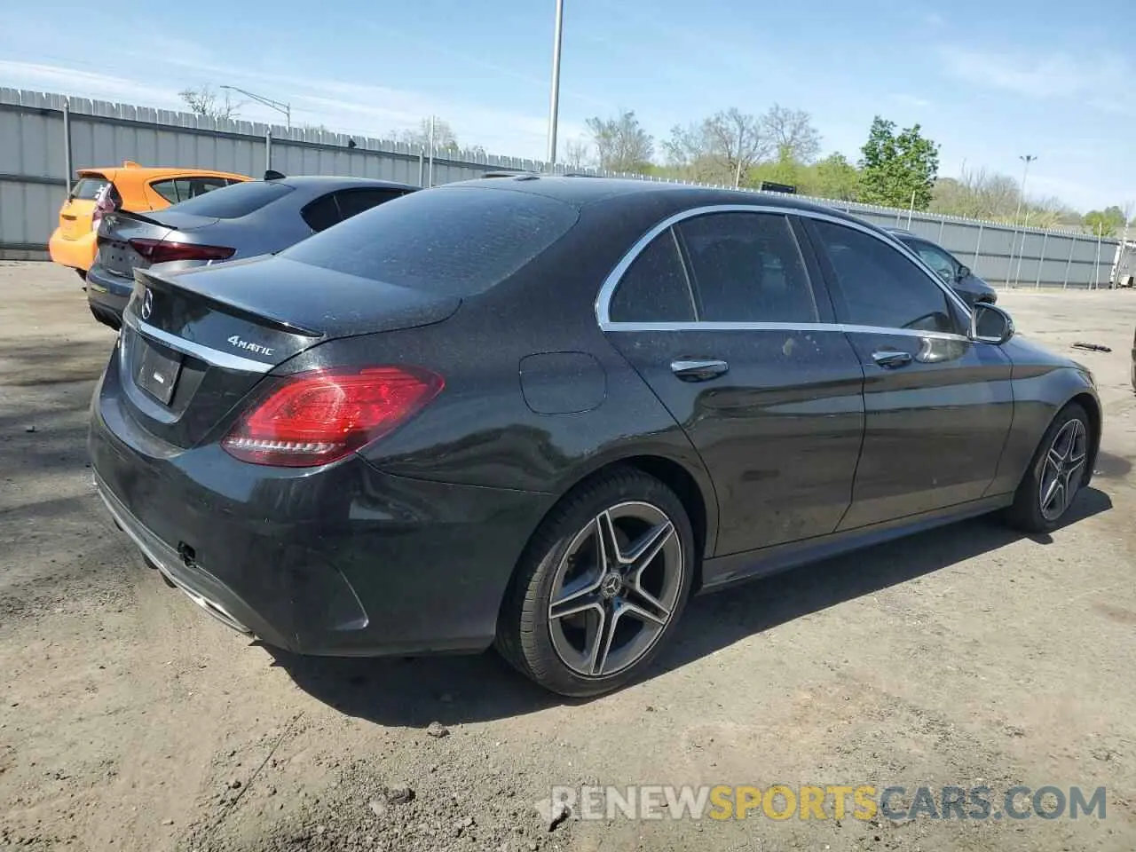 3 Photograph of a damaged car WDDWF8EB2LR539386 MERCEDES-BENZ C-CLASS 2020