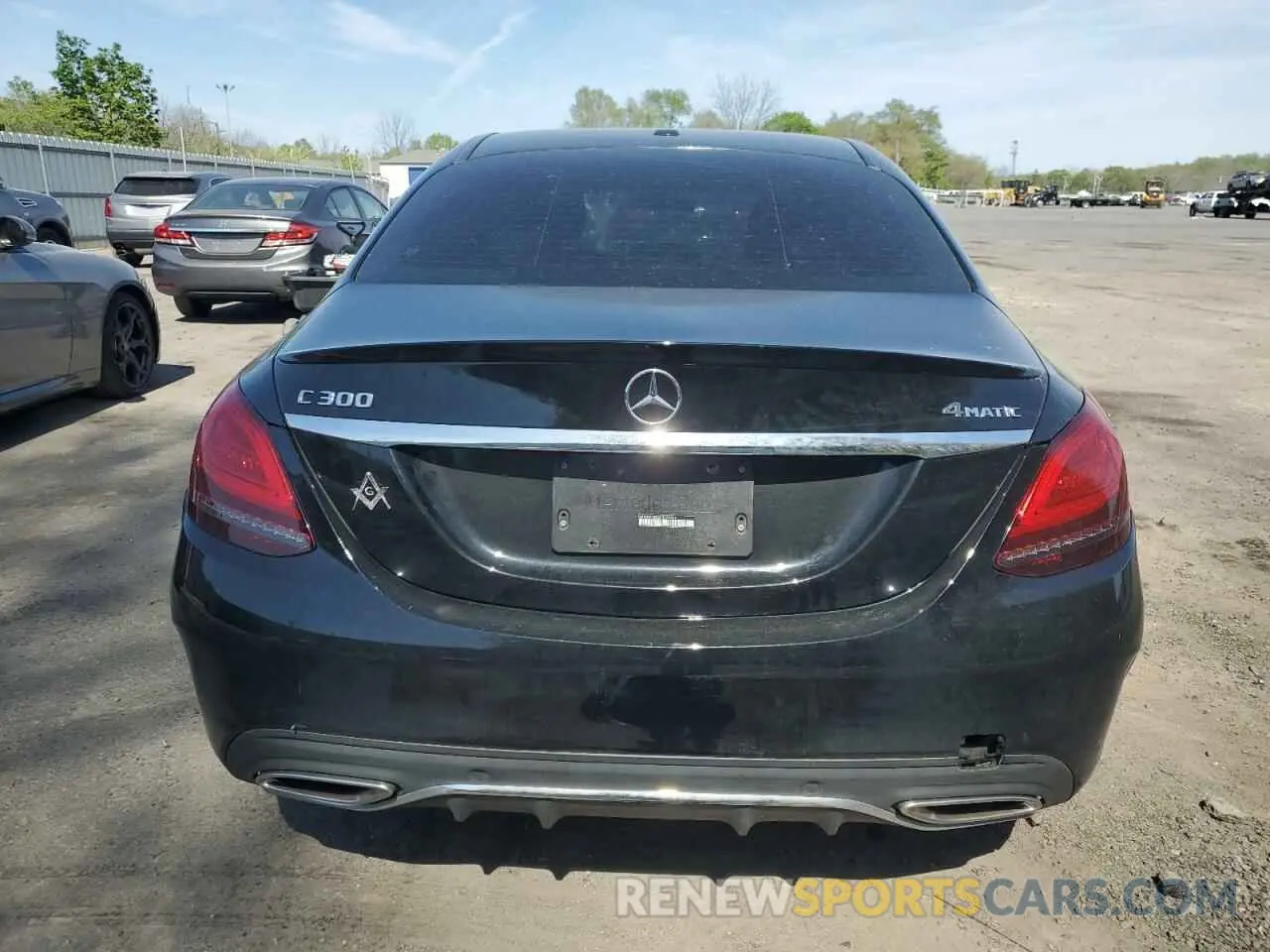 6 Photograph of a damaged car WDDWF8EB2LR539386 MERCEDES-BENZ C-CLASS 2020