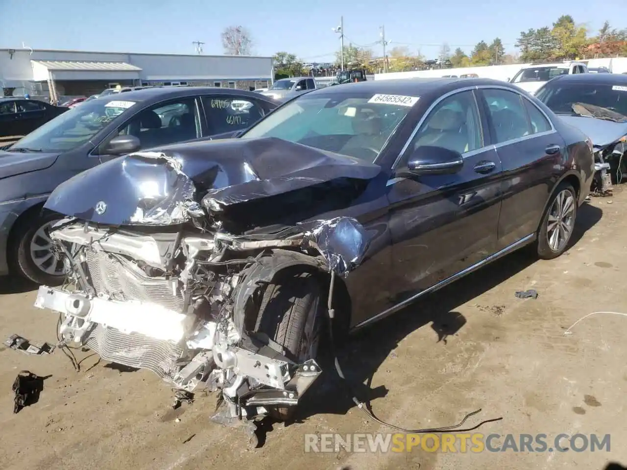 2 Photograph of a damaged car WDDWF8EB2LR541090 MERCEDES-BENZ C-CLASS 2020