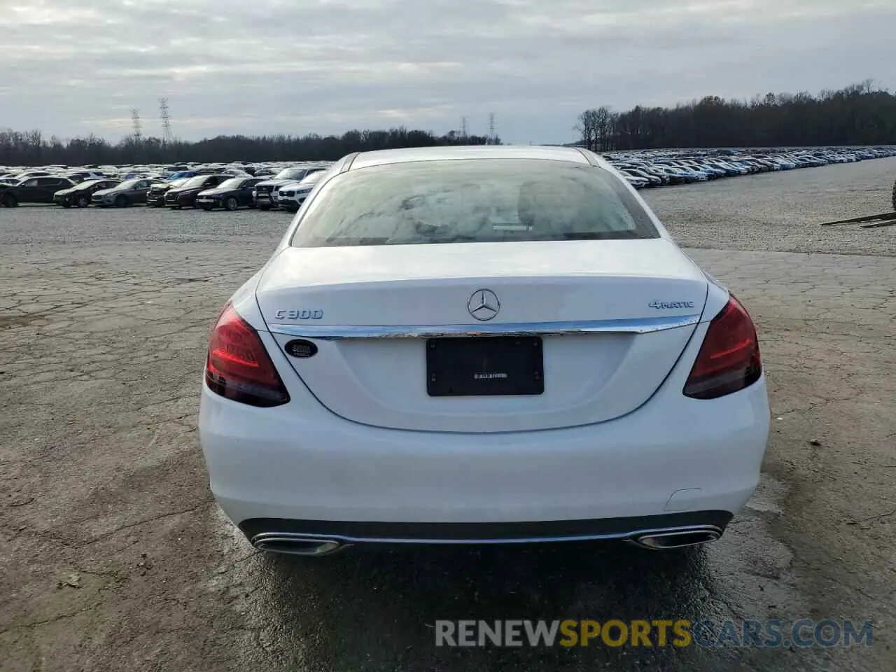 6 Photograph of a damaged car WDDWF8EB2LR555782 MERCEDES-BENZ C-CLASS 2020