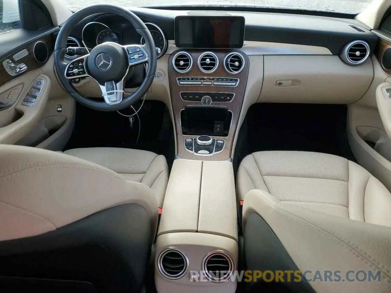8 Photograph of a damaged car WDDWF8EB2LR555782 MERCEDES-BENZ C-CLASS 2020