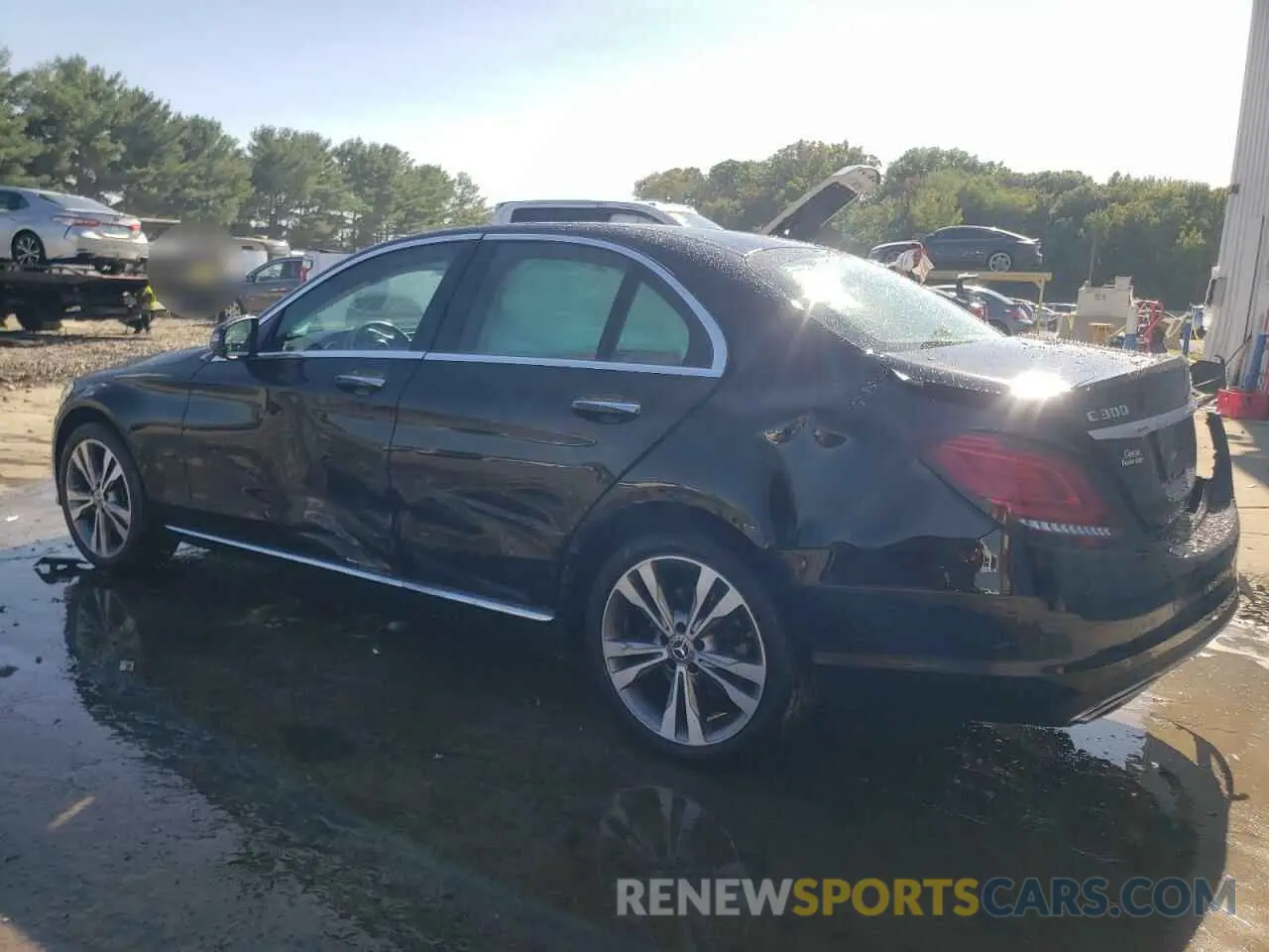 2 Photograph of a damaged car WDDWF8EB3LR531409 MERCEDES-BENZ C-CLASS 2020