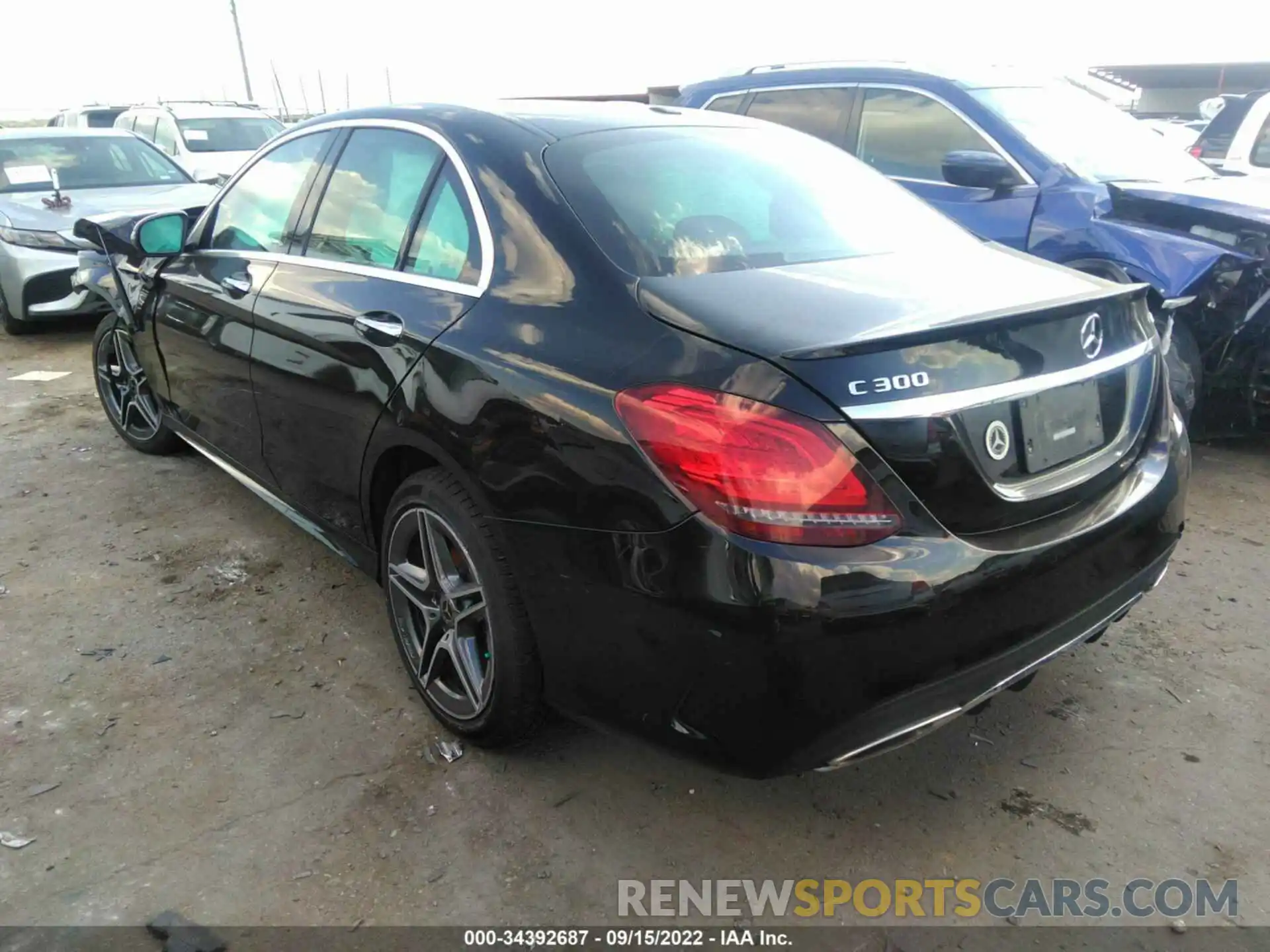 3 Photograph of a damaged car WDDWF8EB3LR540465 MERCEDES-BENZ C-CLASS 2020