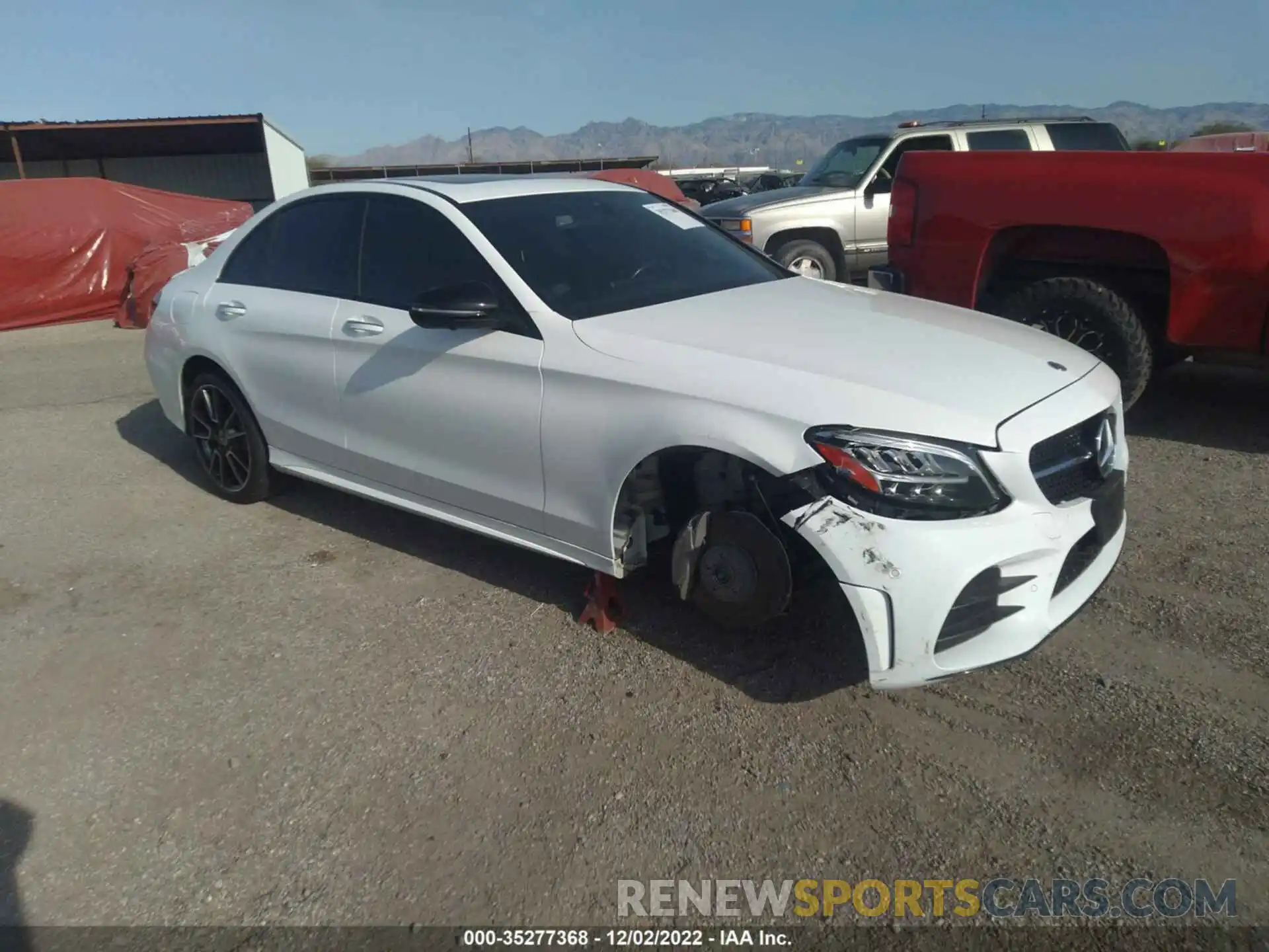 1 Photograph of a damaged car WDDWF8EB3LR564801 MERCEDES-BENZ C-CLASS 2020