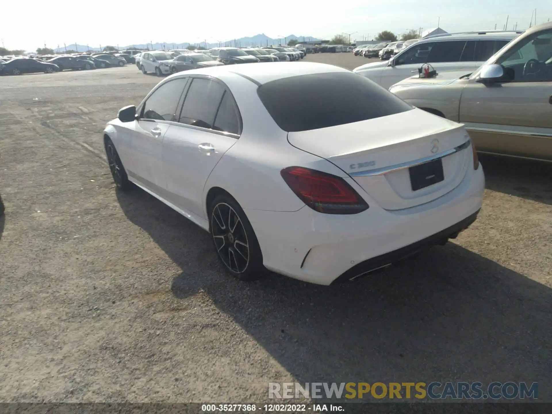 3 Photograph of a damaged car WDDWF8EB3LR564801 MERCEDES-BENZ C-CLASS 2020