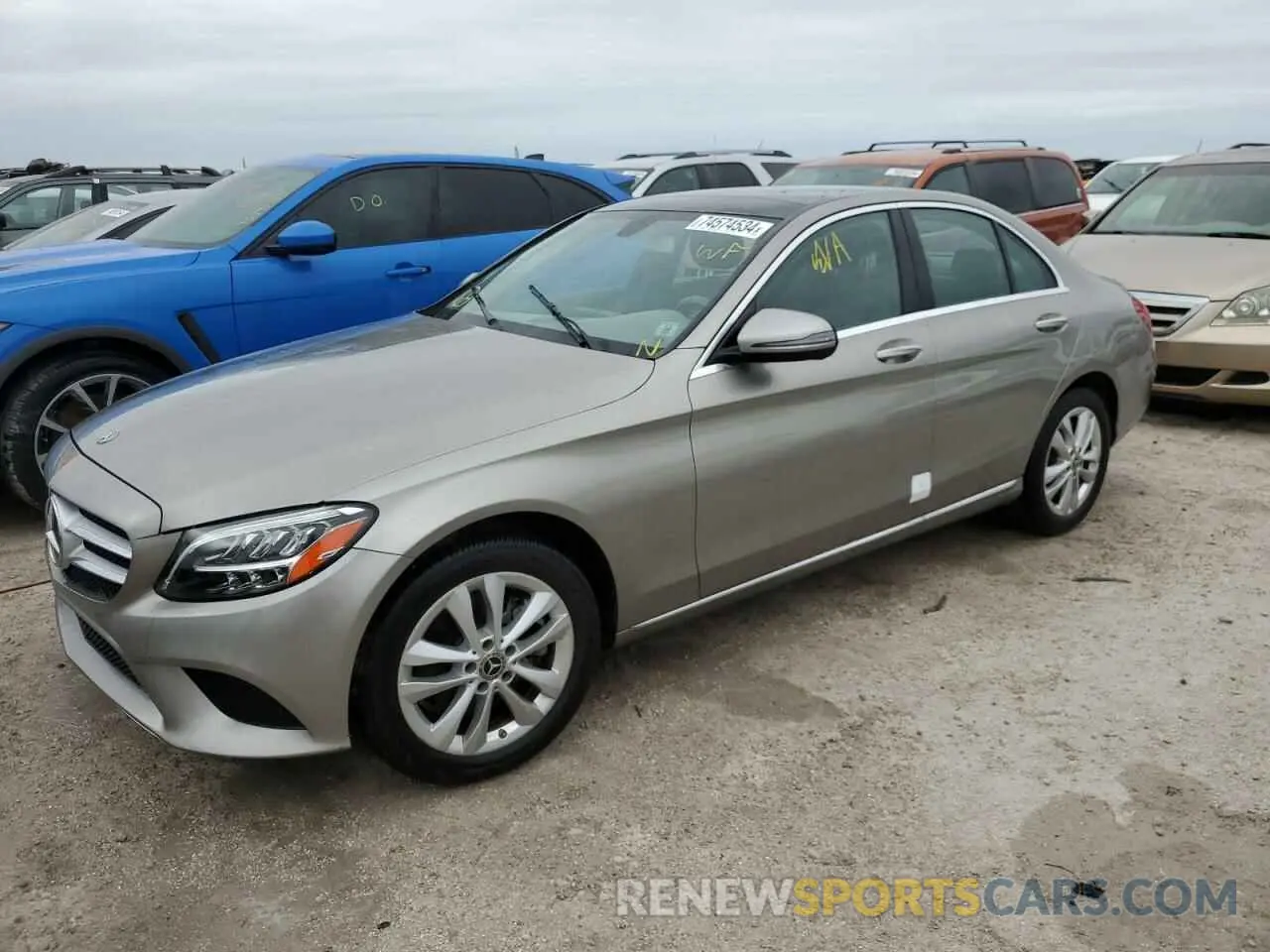 1 Photograph of a damaged car WDDWF8EB4LR526302 MERCEDES-BENZ C-CLASS 2020