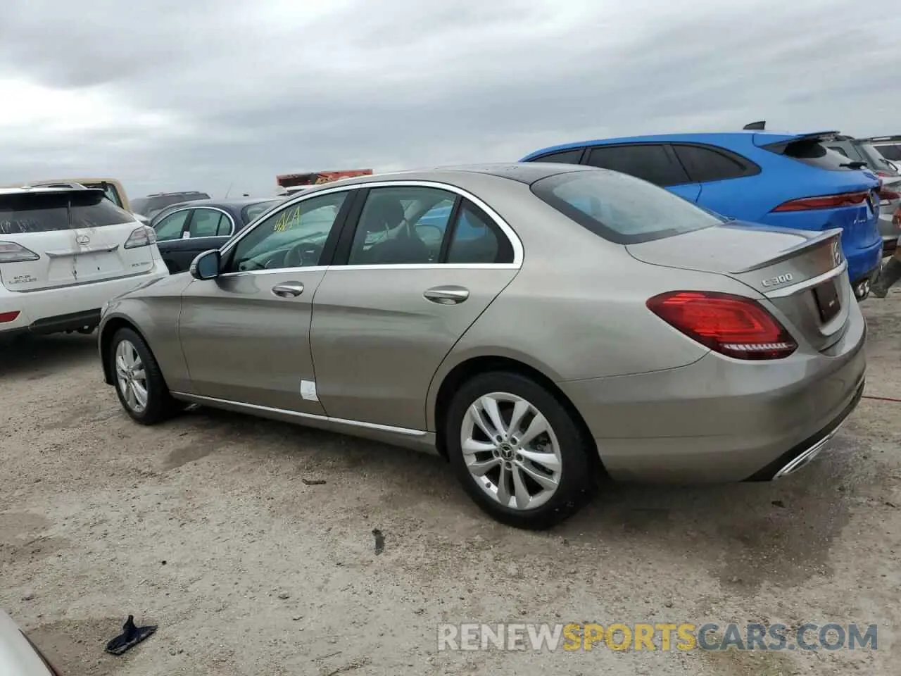 2 Photograph of a damaged car WDDWF8EB4LR526302 MERCEDES-BENZ C-CLASS 2020